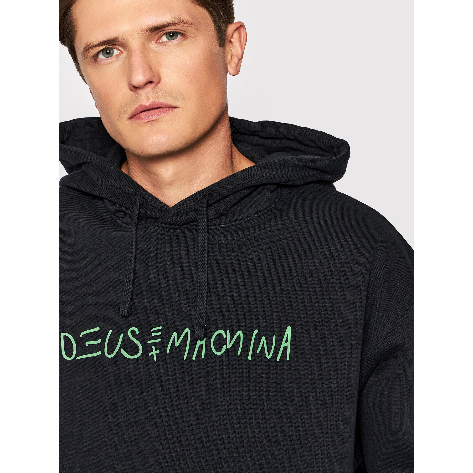 Deus Ex Machina Суитшърт Screw DMP2081174 Черен Oversize - Pepit.bg