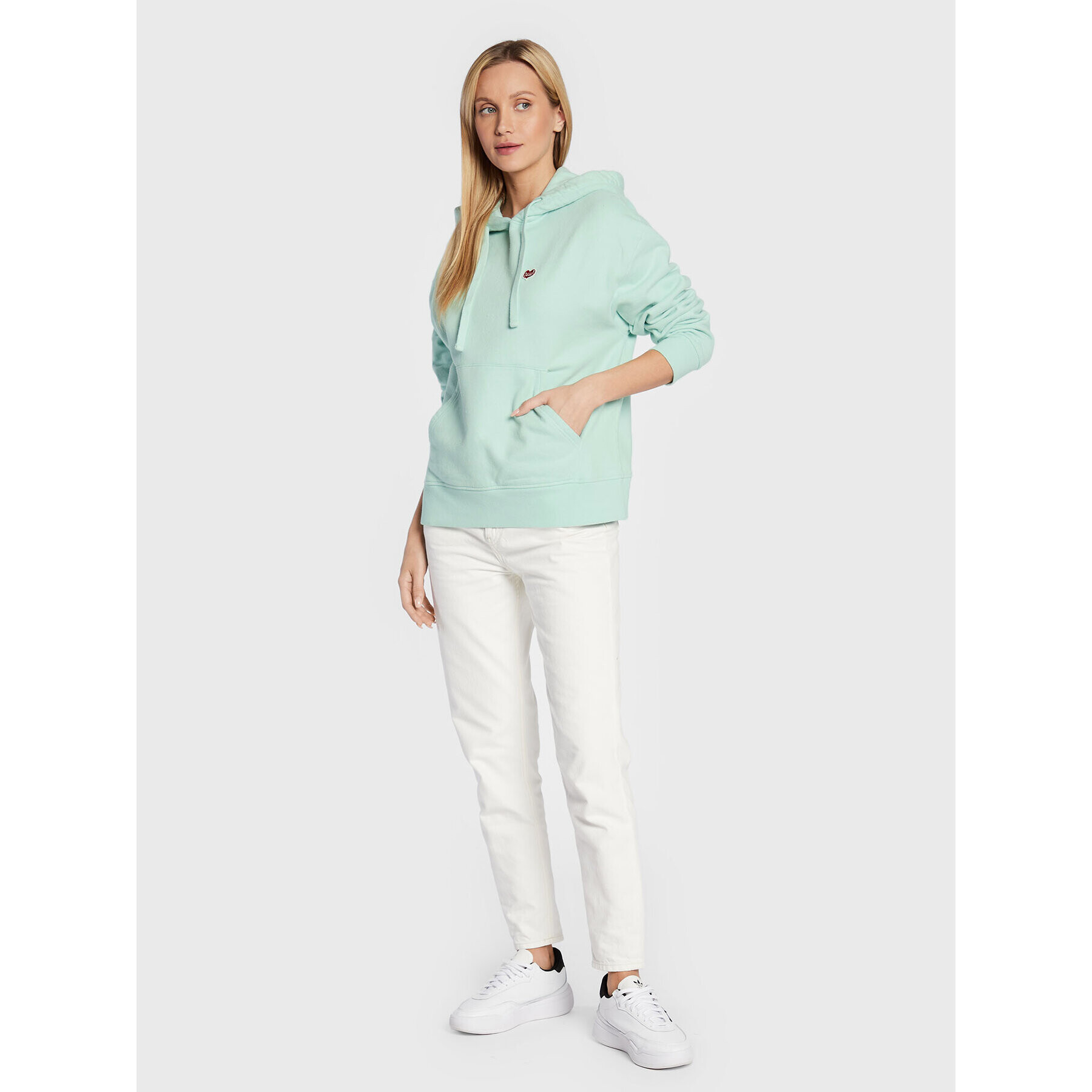 Deus Ex Machina Суитшърт True Romance DLF218048 Зелен Oversize - Pepit.bg