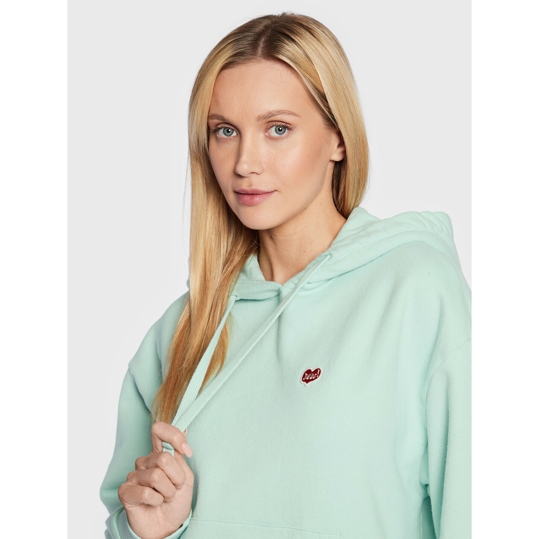 Deus Ex Machina Суитшърт True Romance DLF218048 Зелен Oversize - Pepit.bg