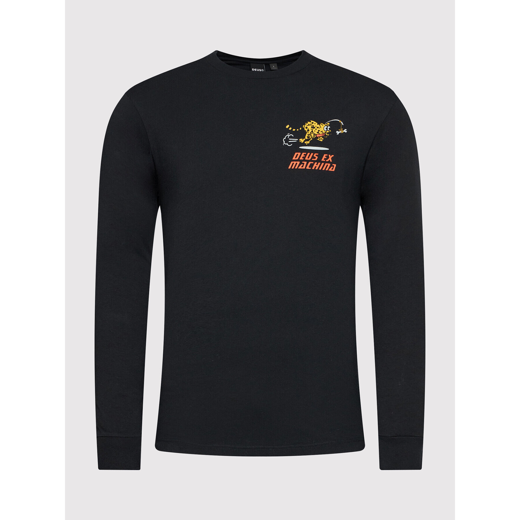 Deus Ex Machina Тениска с дълъг ръкав Rambler Ls Tee DMF2011324A Черен Regular Fit - Pepit.bg