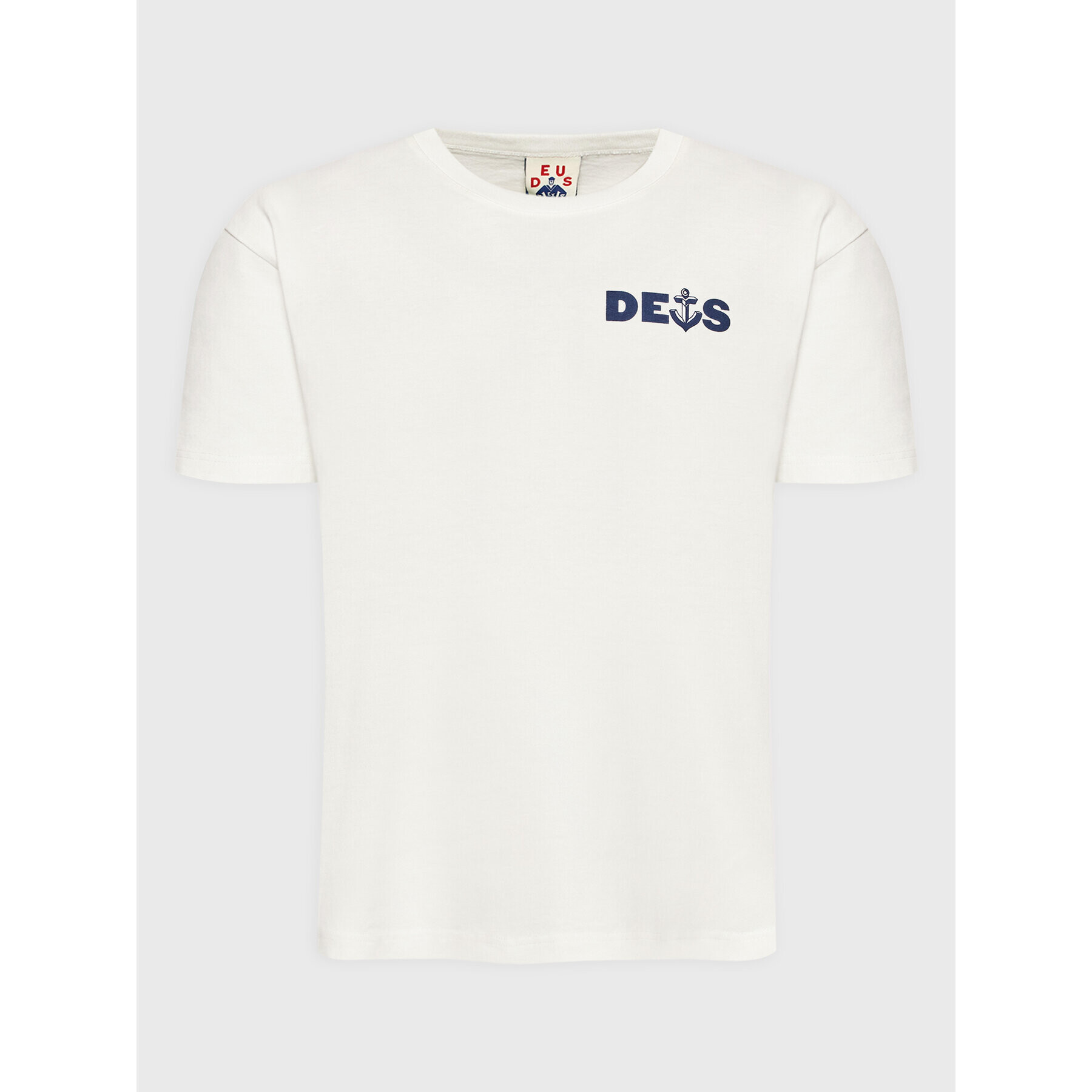 Deus Ex Machina Тишърт Ankor DMF221358B Бял Boxy Fit - Pepit.bg