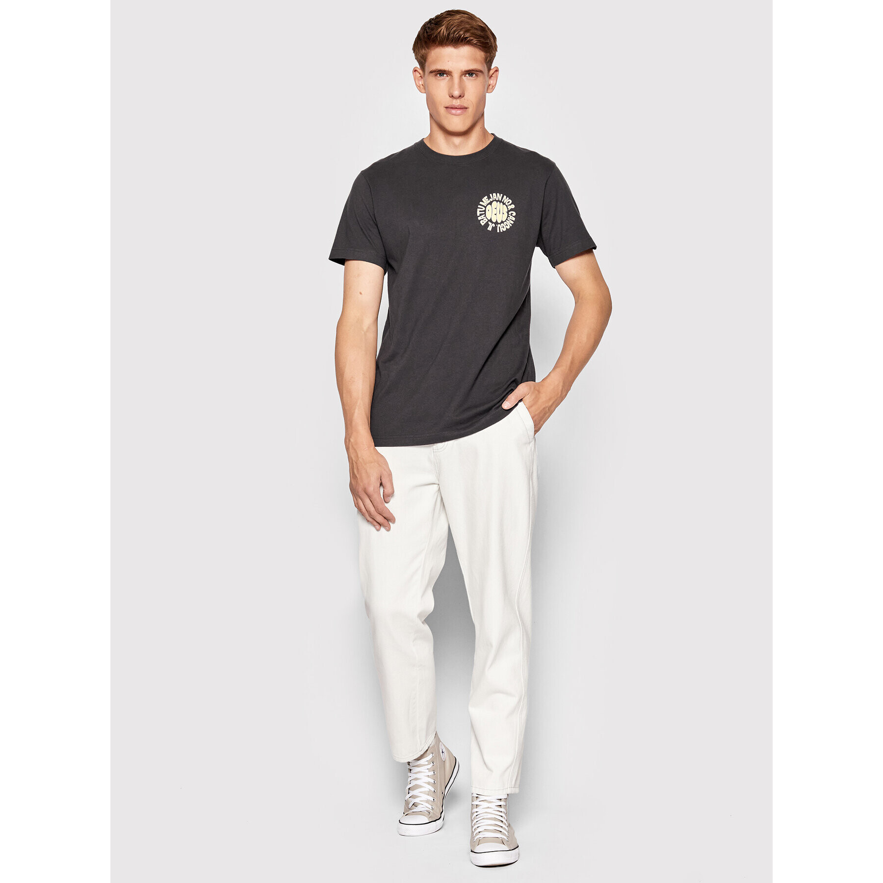 Deus Ex Machina Тишърт Canggu Surf DMP2211570D Черен Regular Fit - Pepit.bg