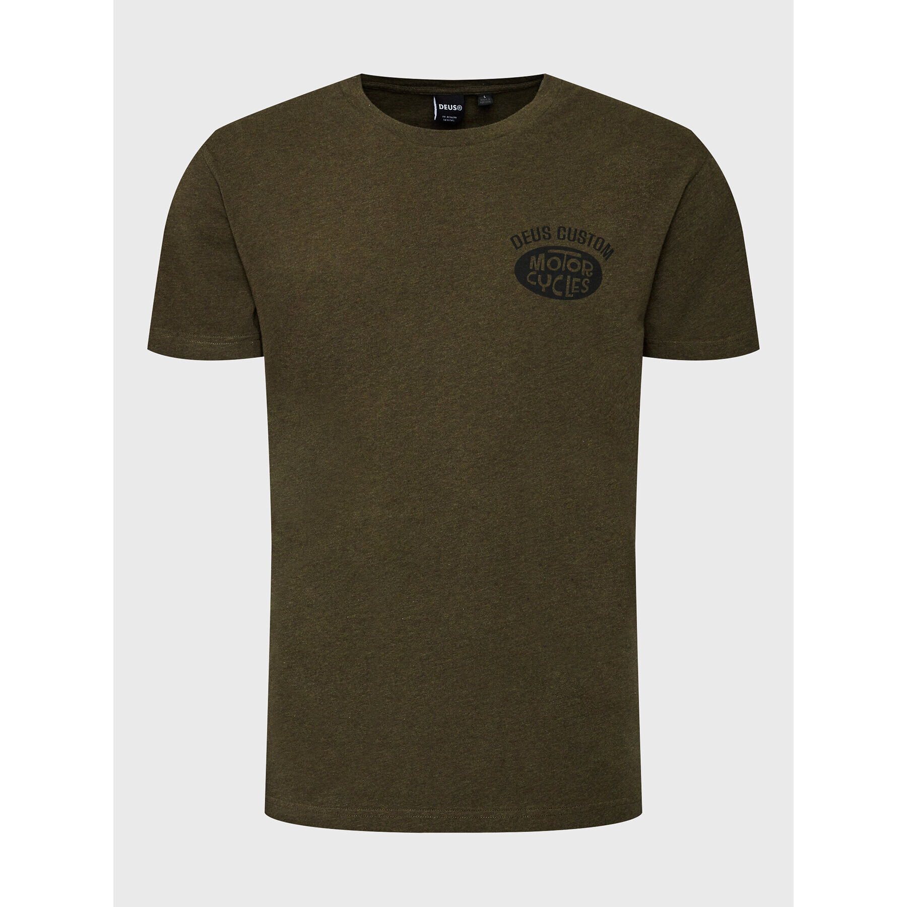 Deus Ex Machina Тишърт Certain DMF221428A Зелен Regular Fit - Pepit.bg