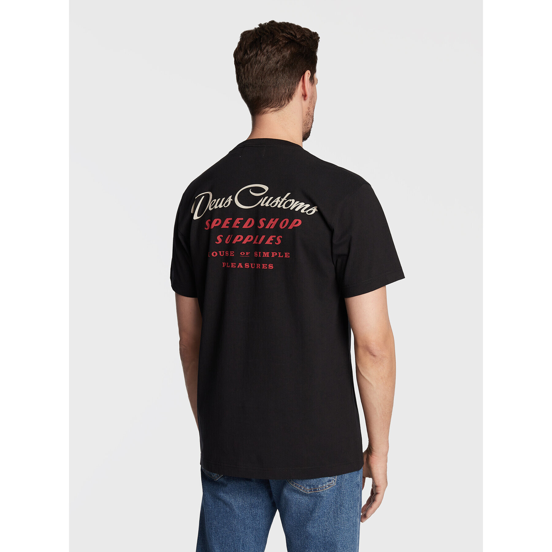 Deus Ex Machina Тишърт Cyprus DMF221400A Черен Regular Fit - Pepit.bg