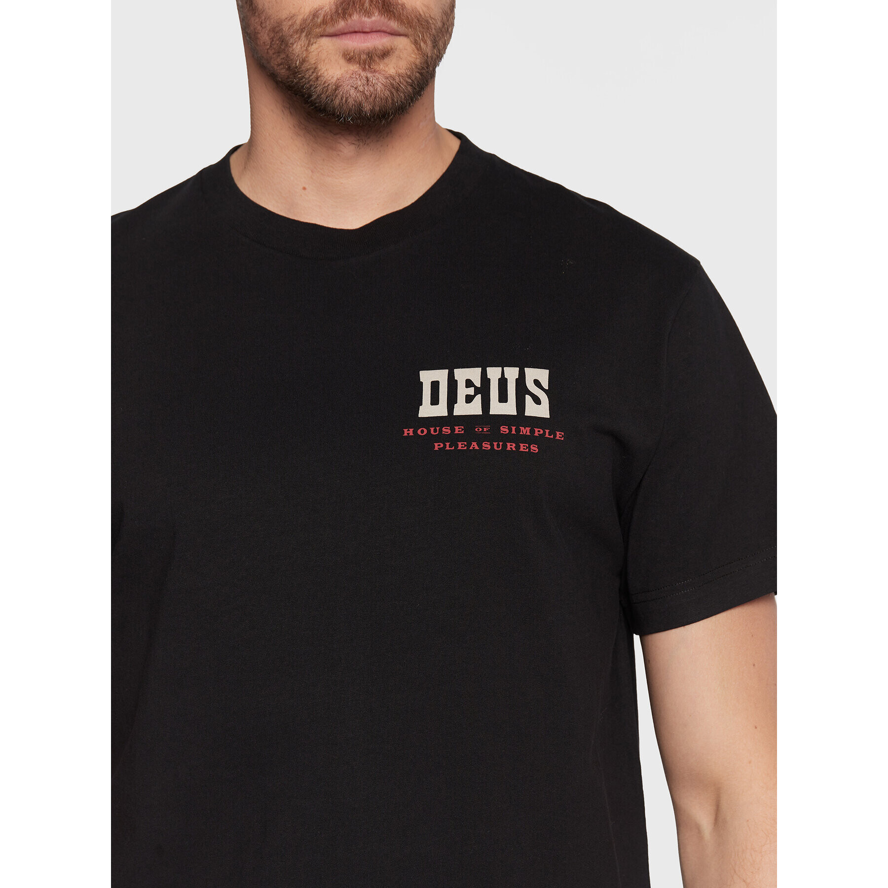Deus Ex Machina Тишърт Cyprus DMF221400A Черен Regular Fit - Pepit.bg