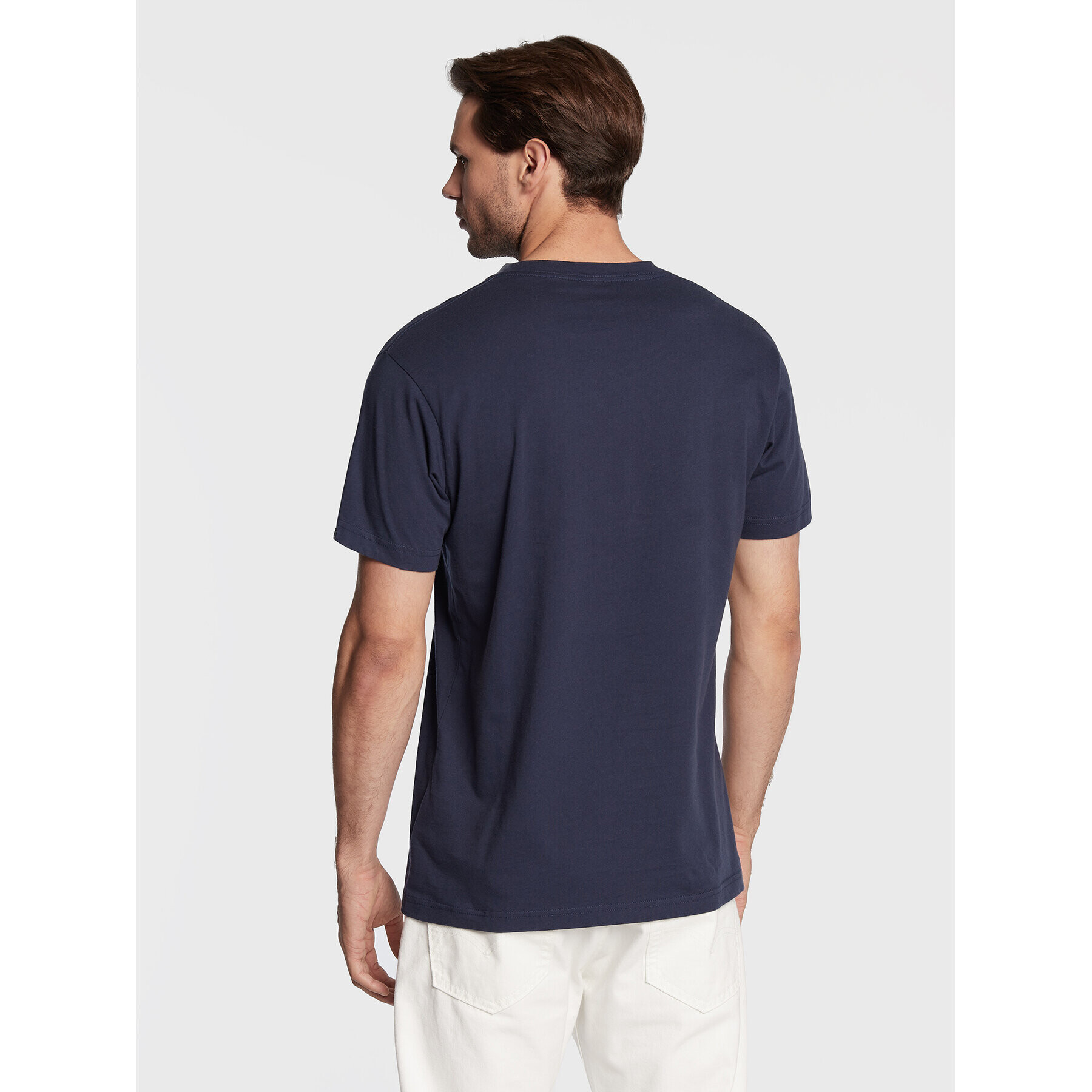 Deus Ex Machina Тишърт Delorean DMF221380C Тъмносин Regular Fit - Pepit.bg
