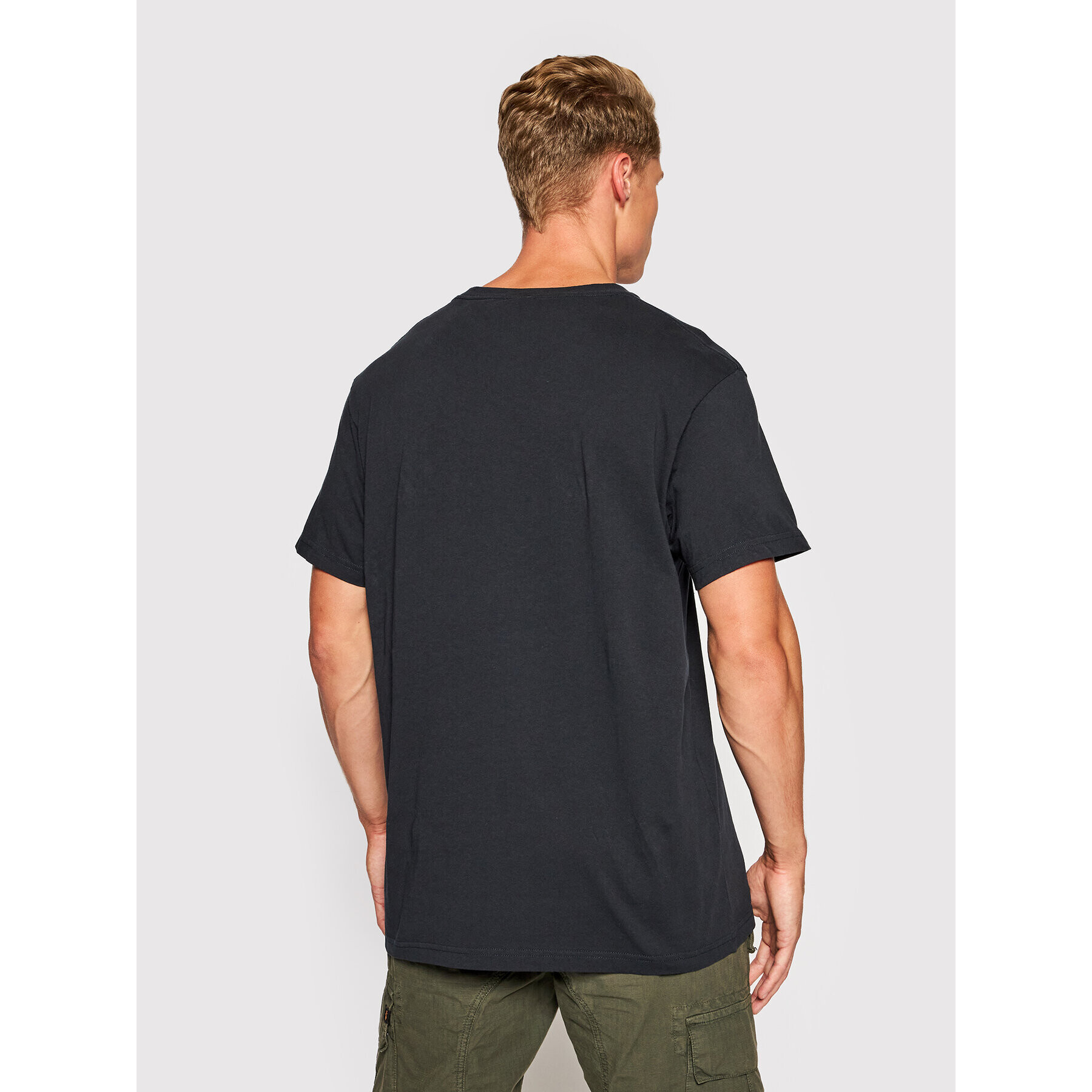 Deus Ex Machina Тишърт Frontal Matchless DMW41808H Черен Regular Fit - Pepit.bg