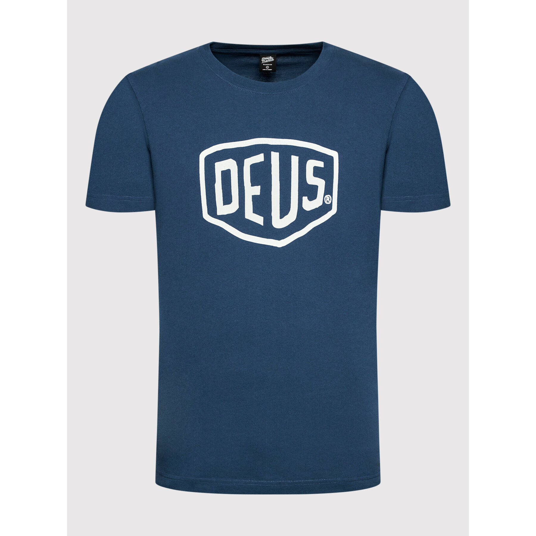 Deus Ex Machina Тишърт Shield T_DMW41808E Тъмносин Regular Fit - Pepit.bg