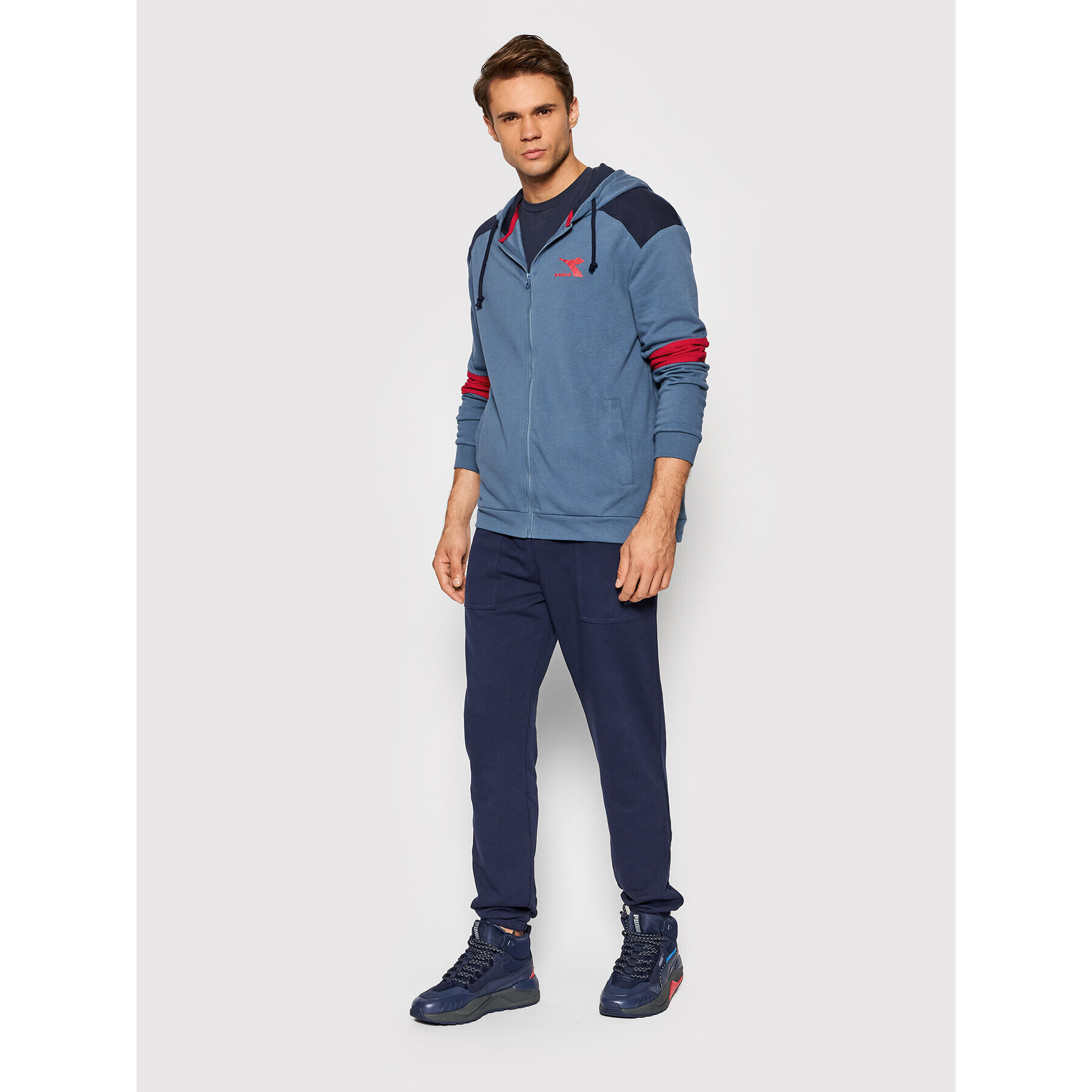 Diadora Анцуг Shield 102.177760 Тъмносин Regular Fit - Pepit.bg