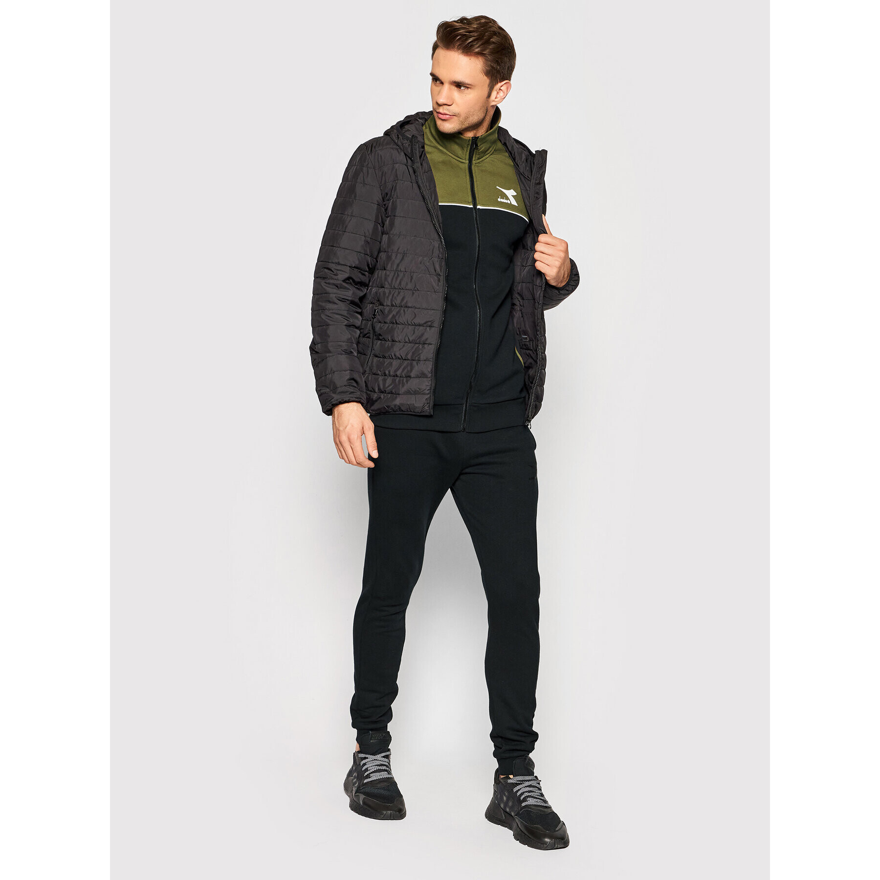 Diadora Анцуг 102.177775 Черен Regular Fit - Pepit.bg