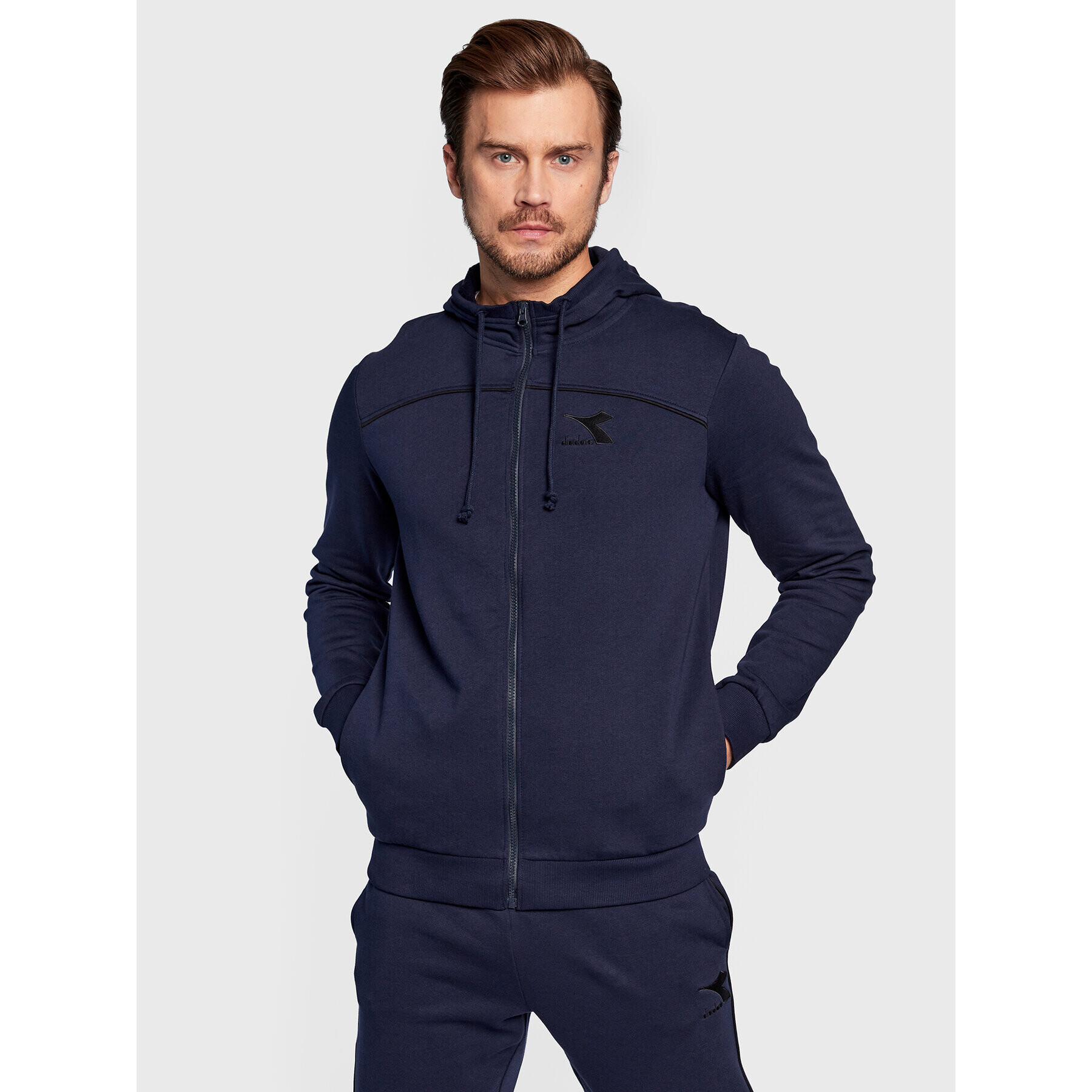 Diadora Анцуг Core 102.178674 Тъмносин Regular Fit - Pepit.bg
