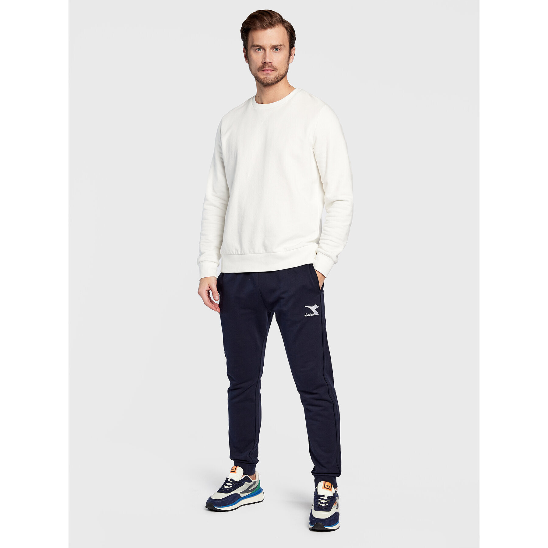 Diadora Долнище анцуг 102.178882 Тъмносин Regular Fit - Pepit.bg