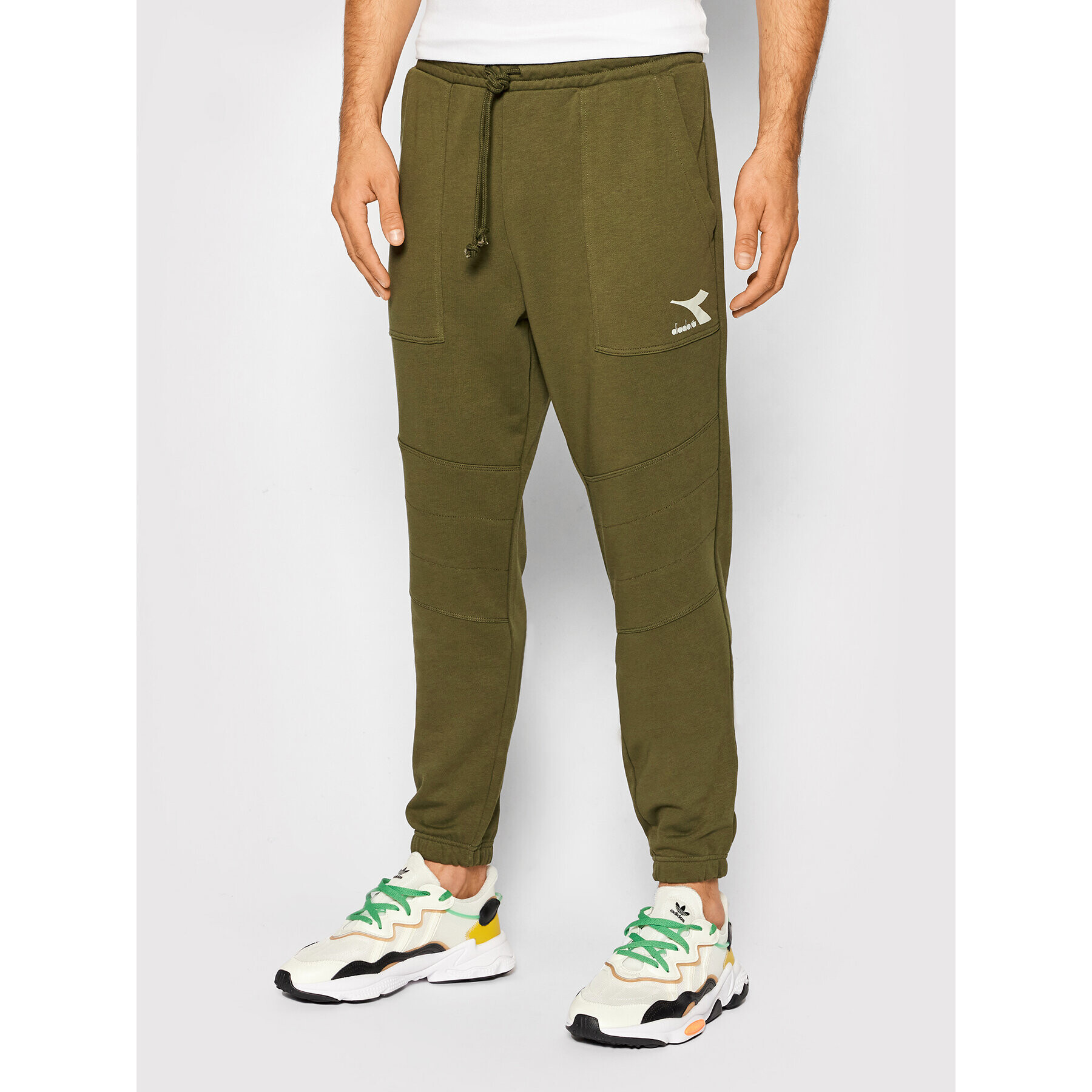 Diadora Долнище анцуг Cuff Shield 102.177749 Зелен Regular Fit - Pepit.bg