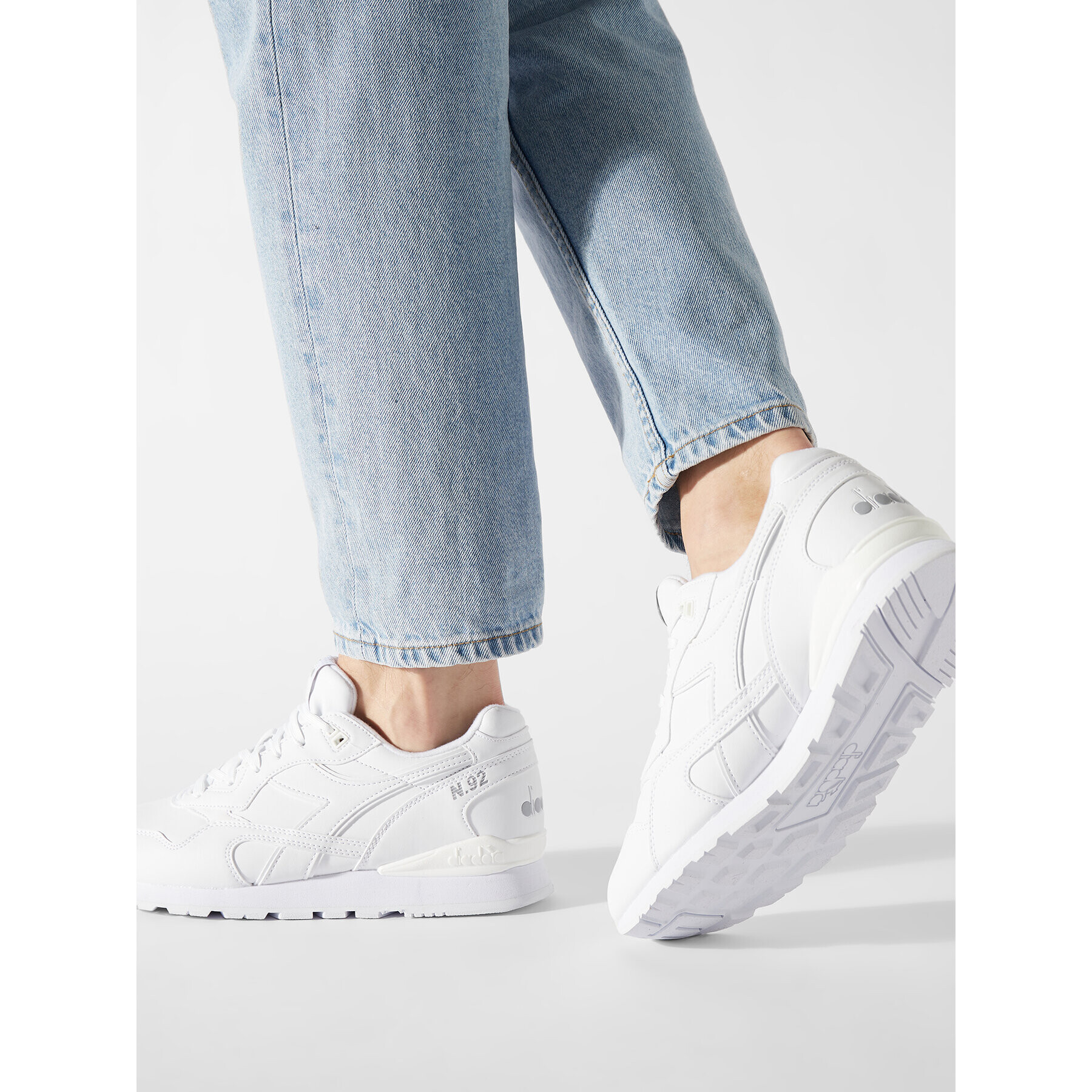 Diadora Сникърси N.92 L 101.173744 01 C0657 Бял - Pepit.bg