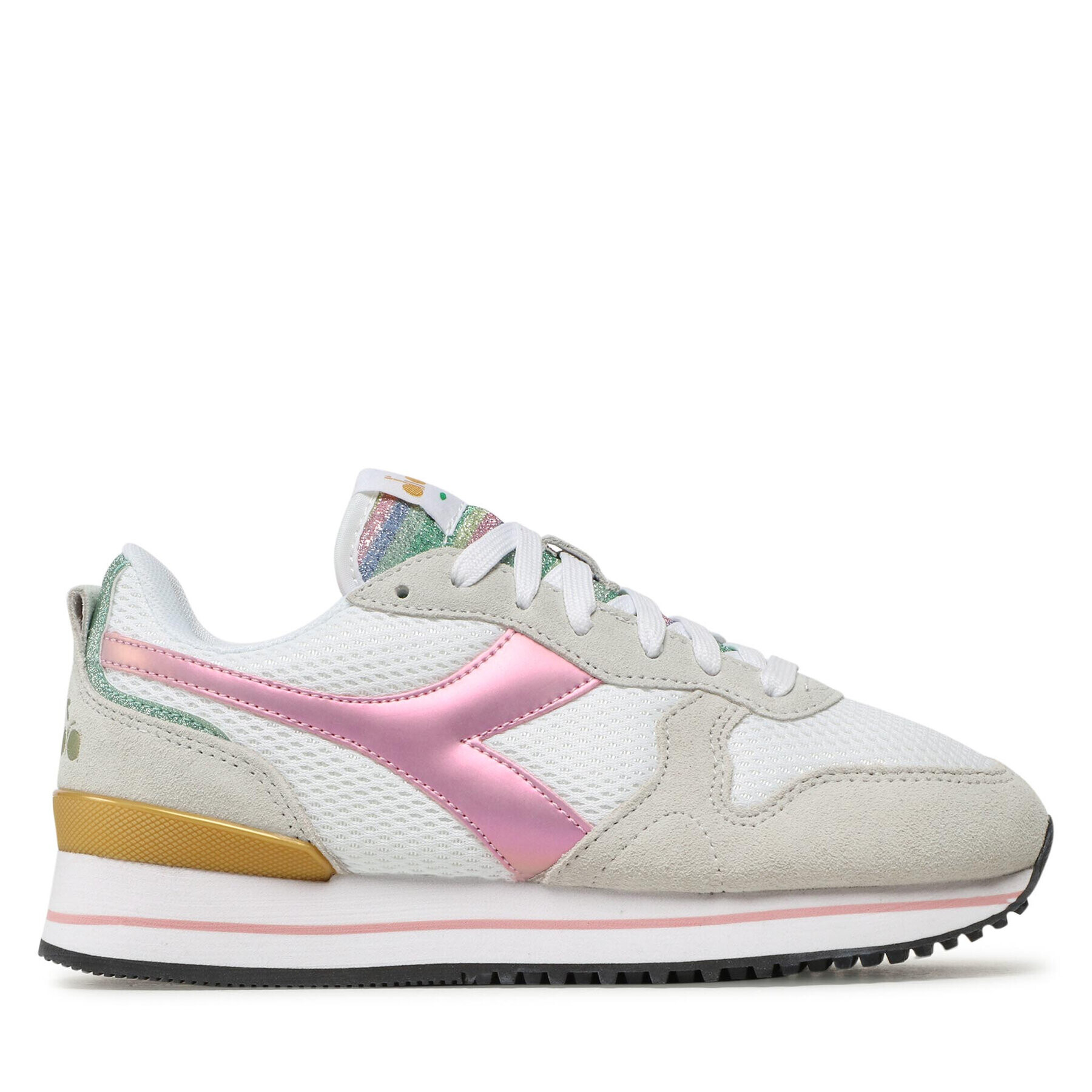 Diadora Сникърси Olympia Platform Glitter Rainbow Wn 101.178330 01 C3113 Бял - Pepit.bg