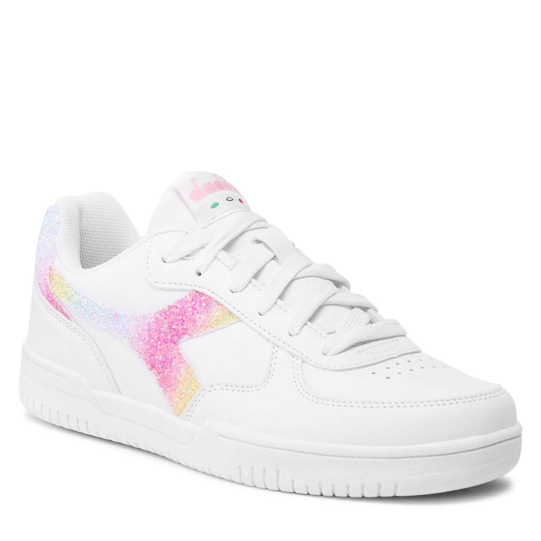Diadora Сникърси Raptor Low Glitter Wn 101.179253 01 20006 Бял - Pepit.bg