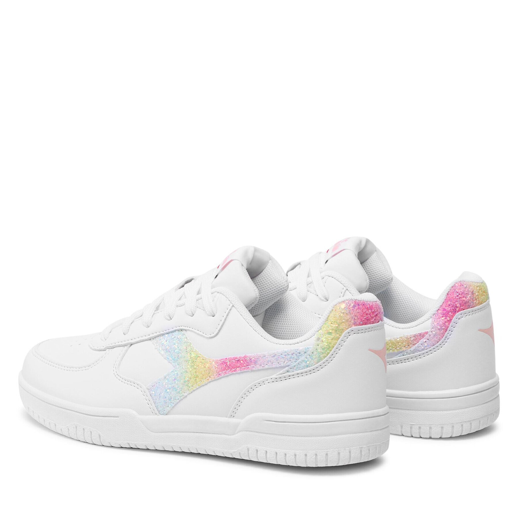 Diadora Сникърси Raptor Low Glitter Wn 101.179253 01 20006 Бял - Pepit.bg