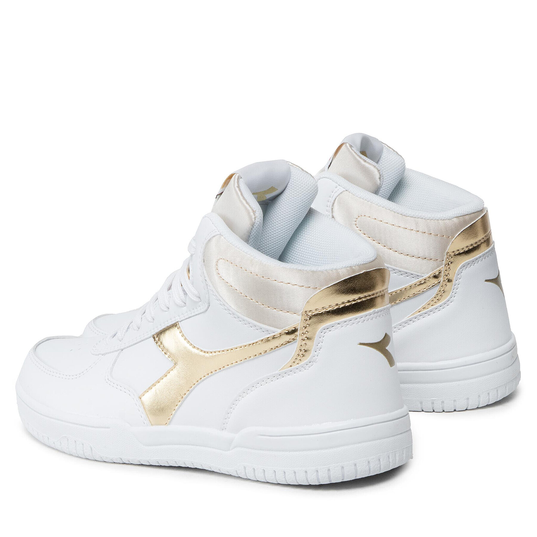 Diadora Сникърси Raptor Mid Metallic Satin Wn Бял - Pepit.bg