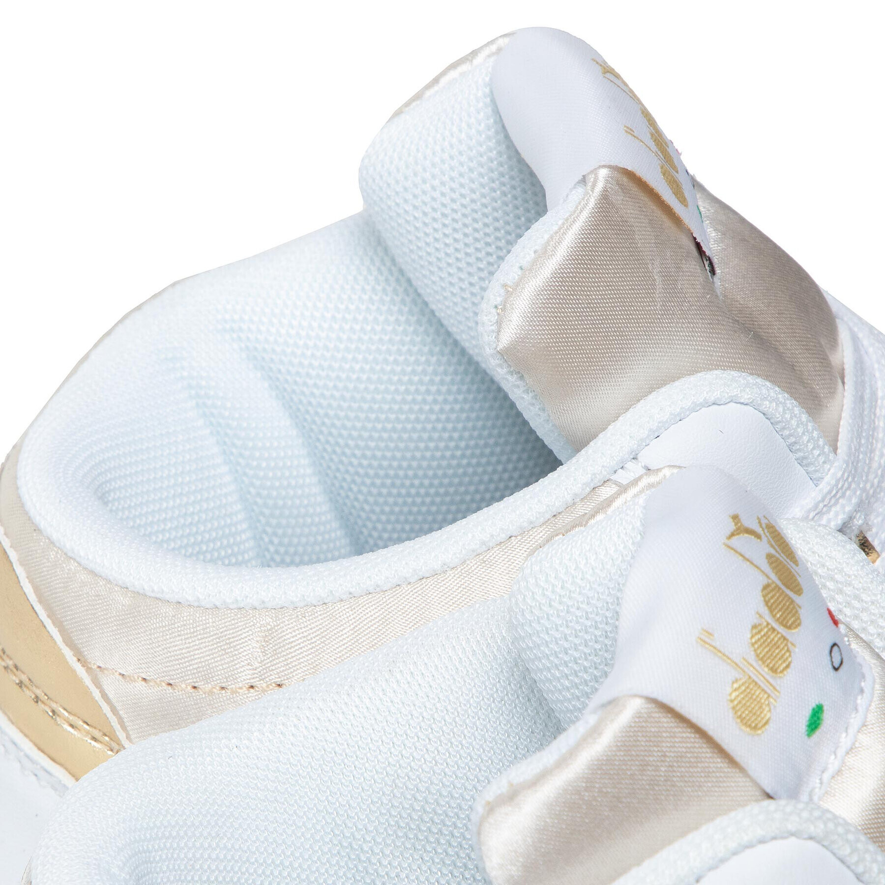 Diadora Сникърси Raptor Mid Metallic Satin Wn Бял - Pepit.bg