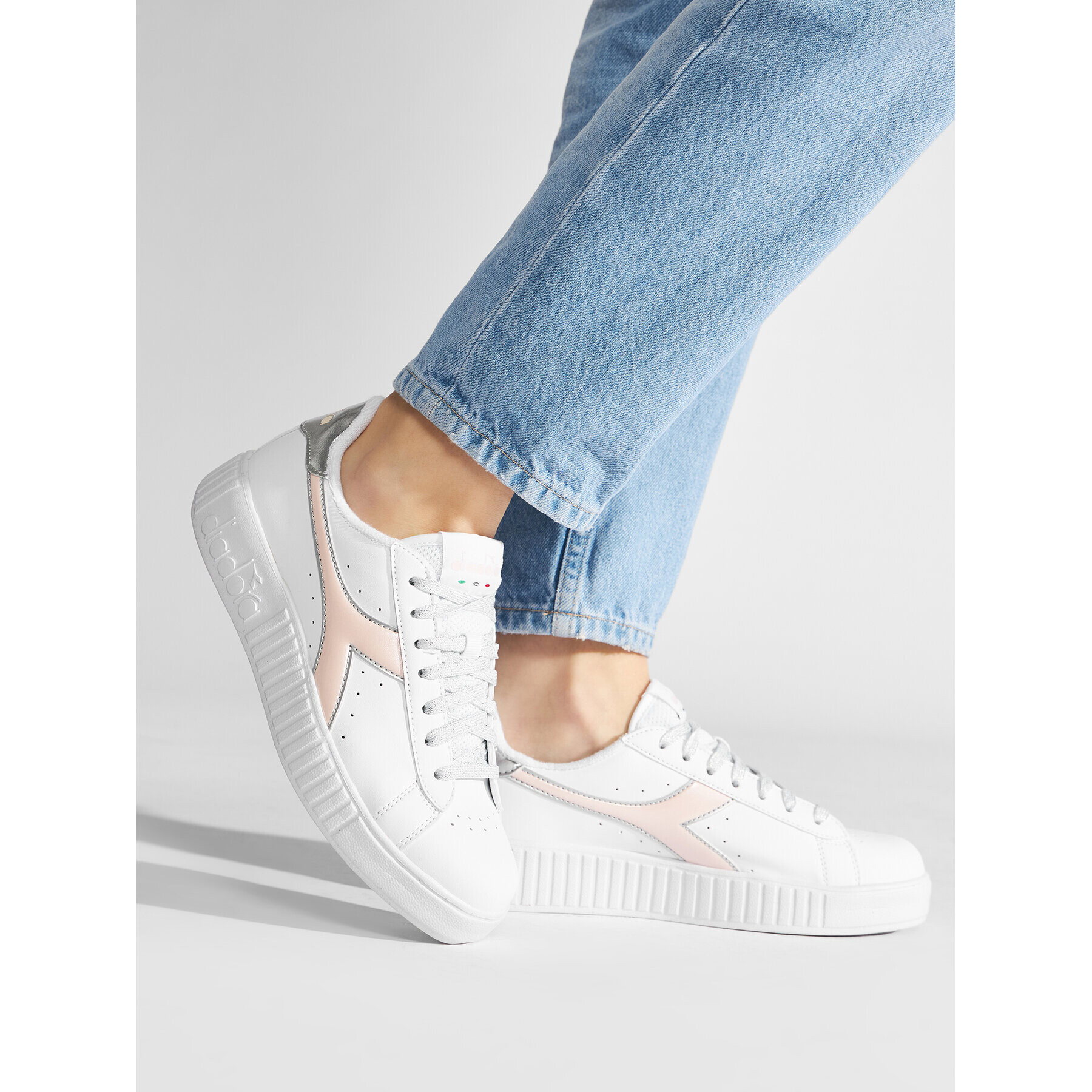 Diadora Сникърси Step P 101.178335 01 D0036 Бял - Pepit.bg