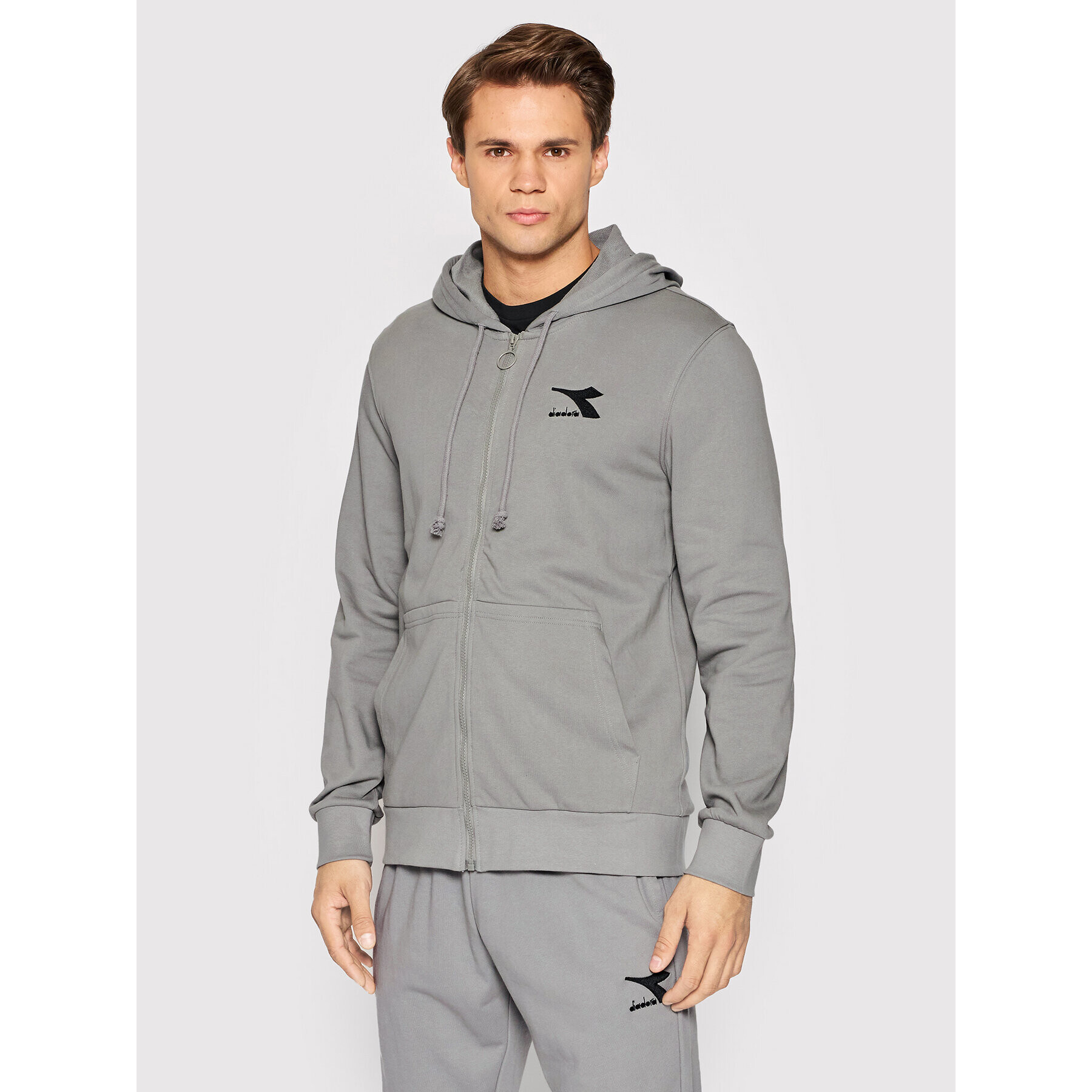 Diadora Суитшърт Sweat Core 102.178175 Сив Regular Fit - Pepit.bg