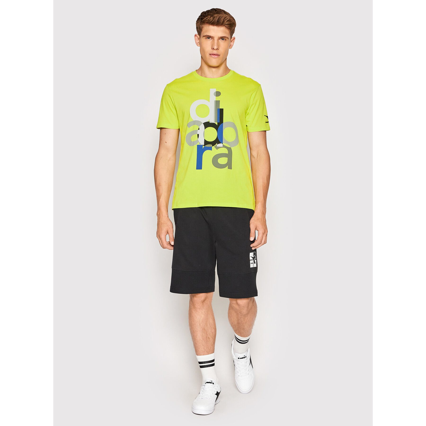 Diadora Тишърт 102.178171 Зелен Regular Fit - Pepit.bg