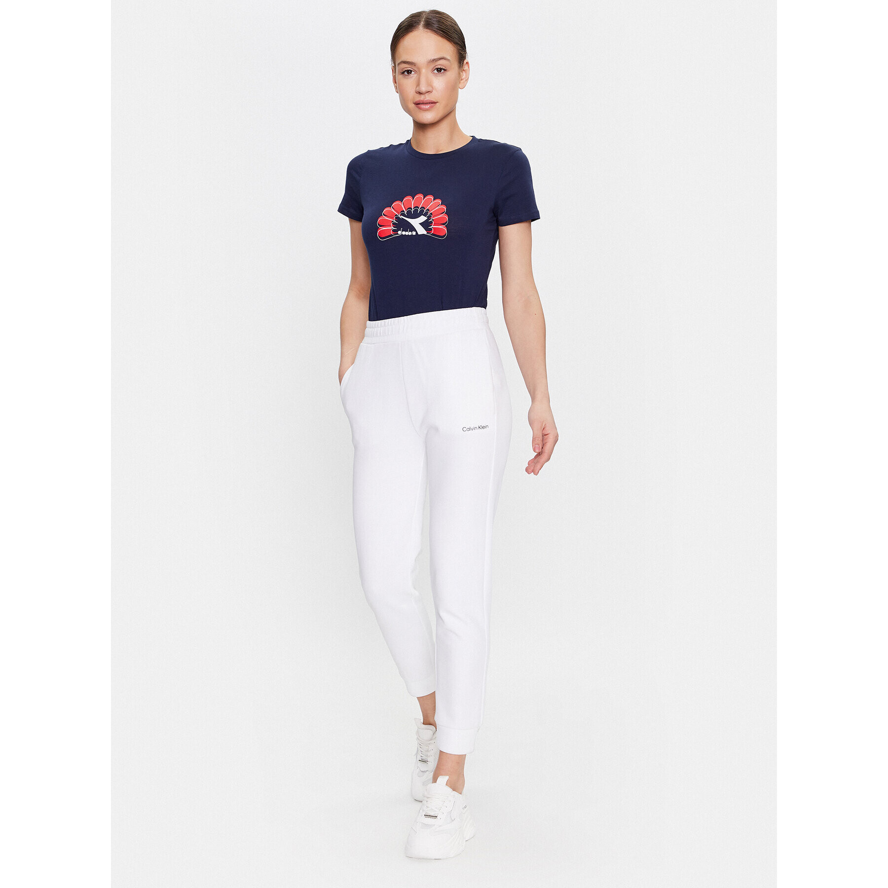 Diadora Тишърт 102.179332 Тъмносин Regular Fit - Pepit.bg