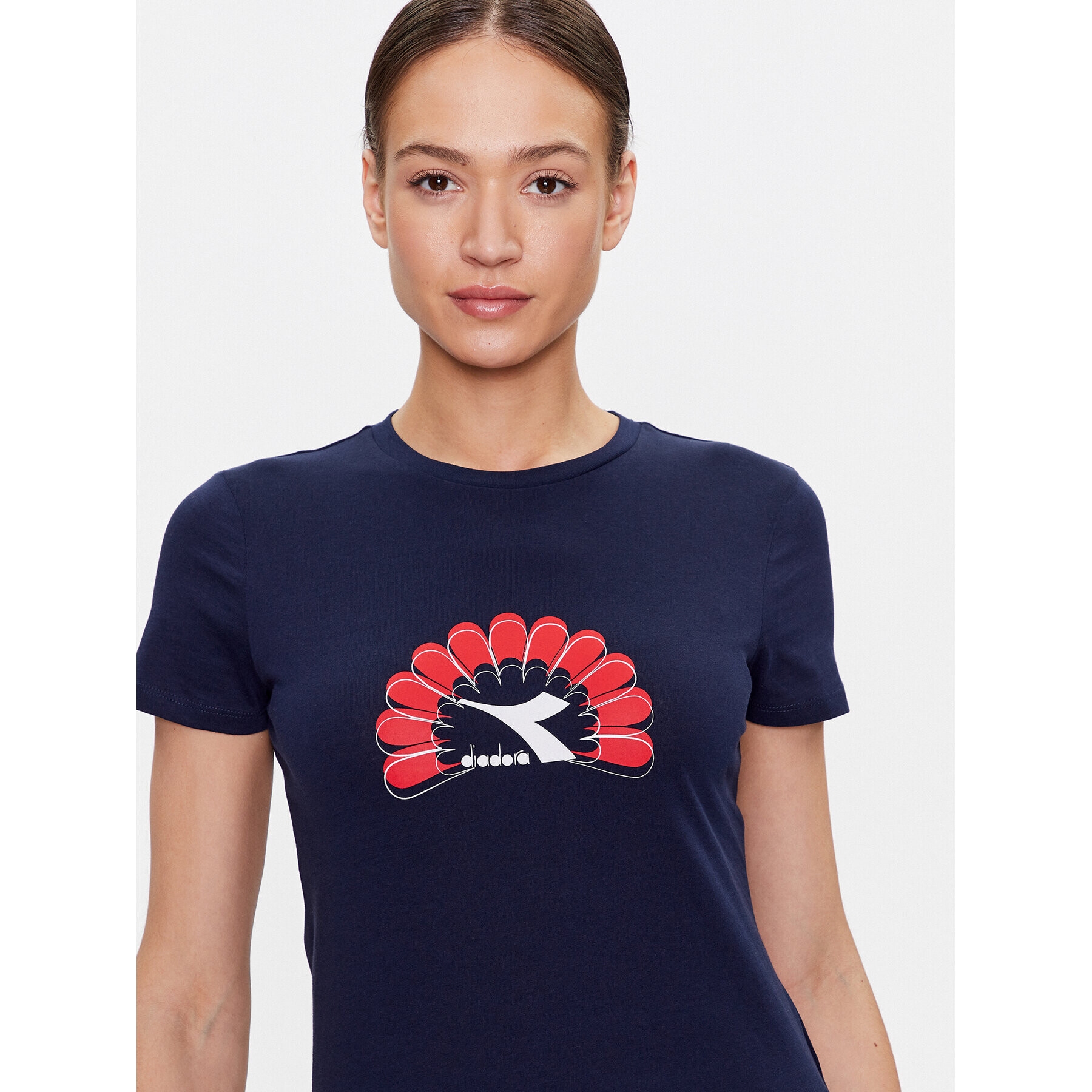 Diadora Тишърт 102.179332 Тъмносин Regular Fit - Pepit.bg