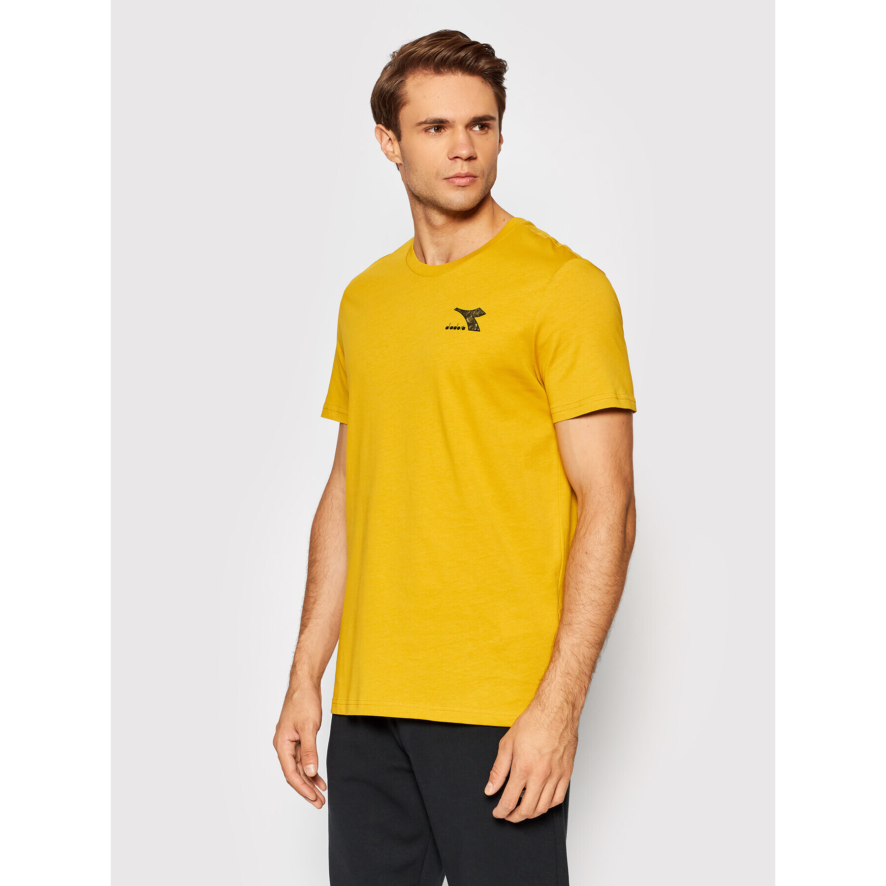 Diadora Тишърт Chromia 102.177765 Жълт Regular Fit - Pepit.bg