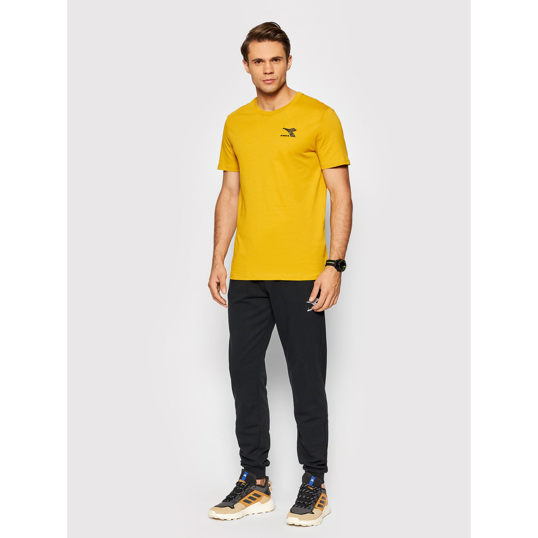 Diadora Тишърт Chromia 102.177765 Жълт Regular Fit - Pepit.bg