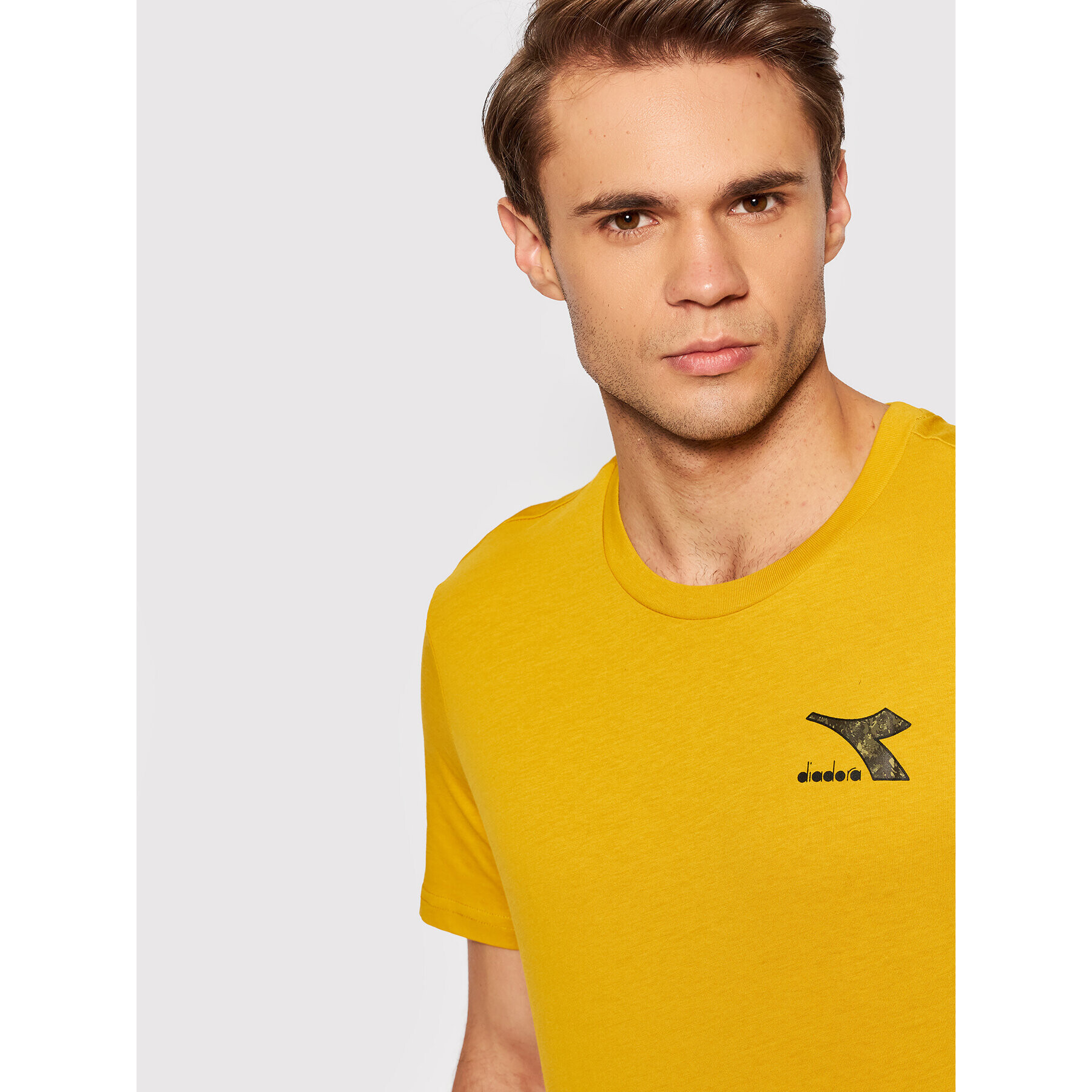 Diadora Тишърт Chromia 102.177765 Жълт Regular Fit - Pepit.bg
