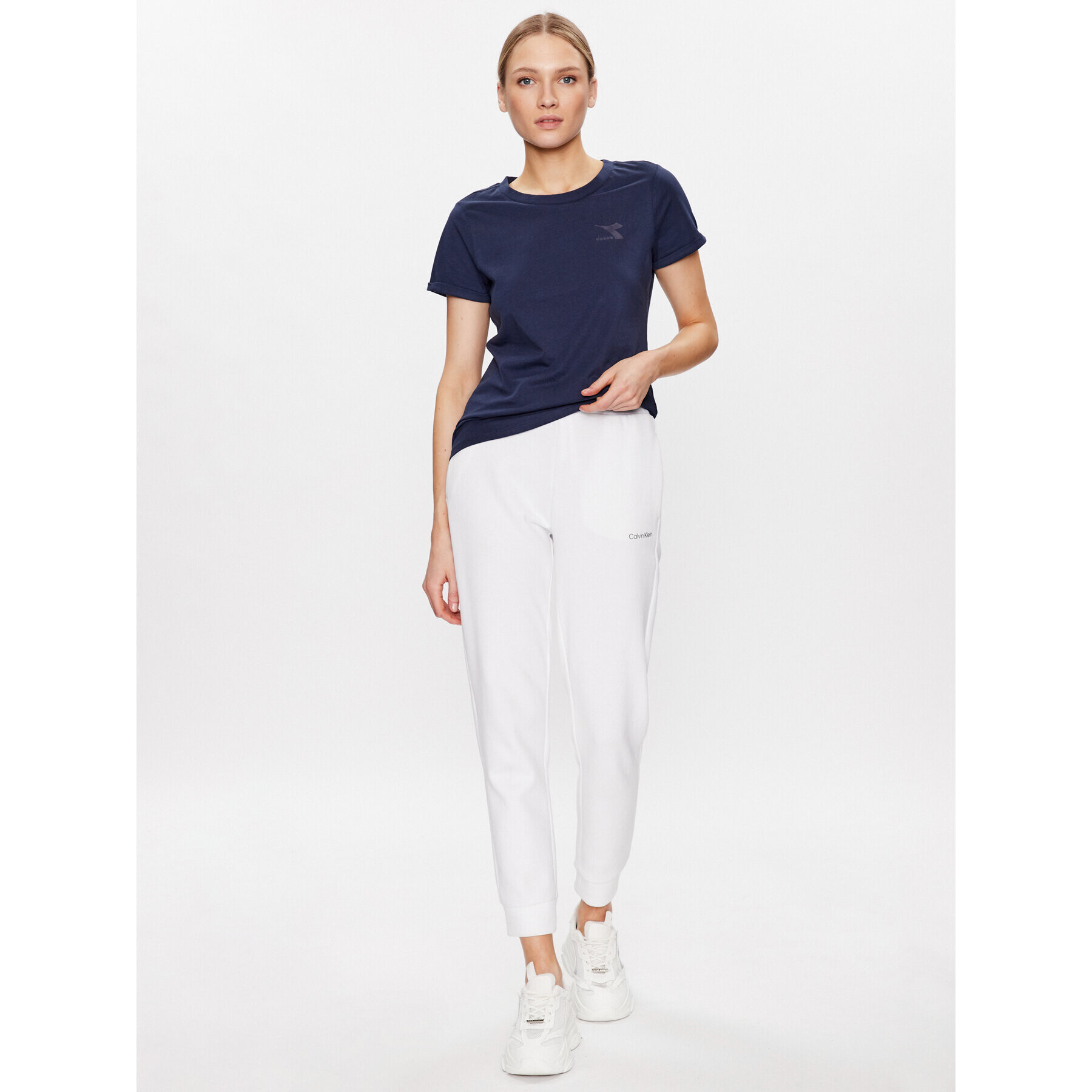 Diadora Тишърт Core 102.179375 Тъмносин Regular Fit - Pepit.bg