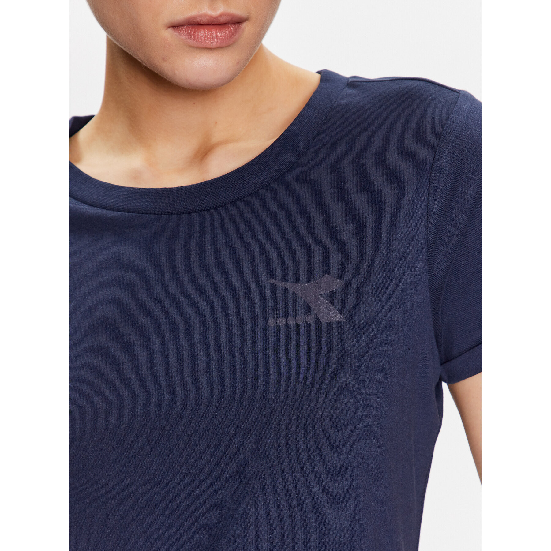 Diadora Тишърт Core 102.179375 Тъмносин Regular Fit - Pepit.bg