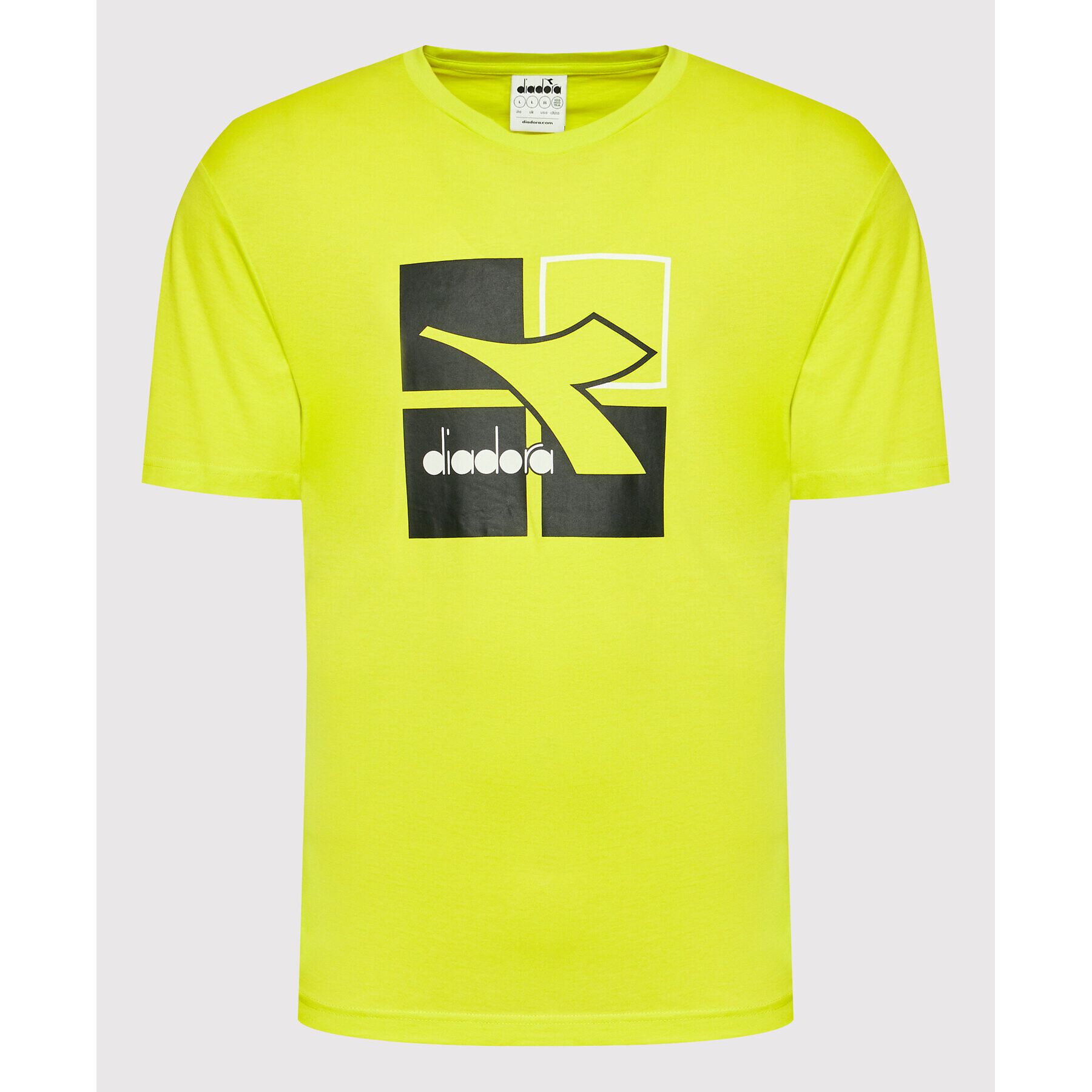 Diadora Тишърт Frame 102.178166 Зелен Comfort Fit - Pepit.bg