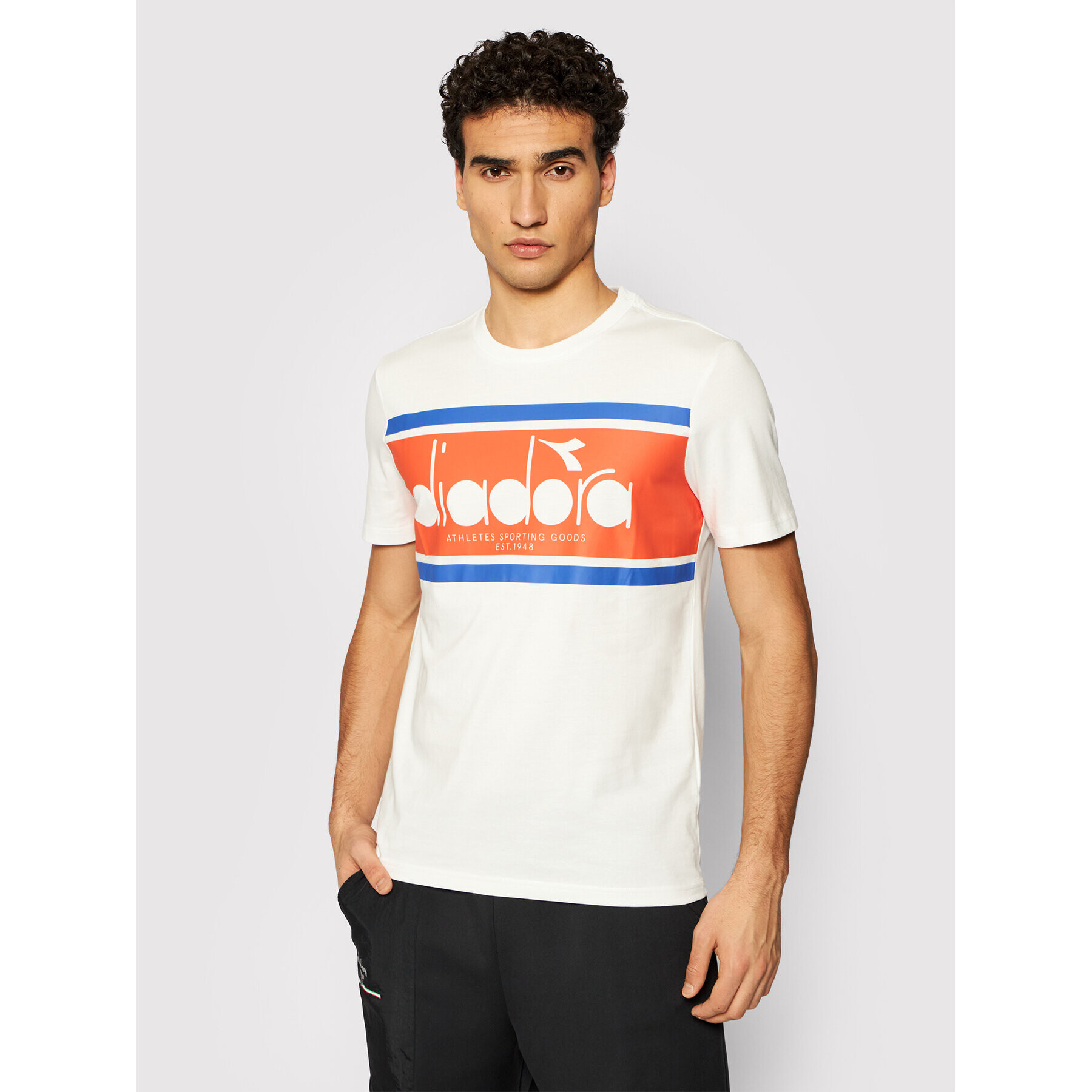 Diadora Тишърт Spectra Oc 502.176632 Бял Regular Fit - Pepit.bg