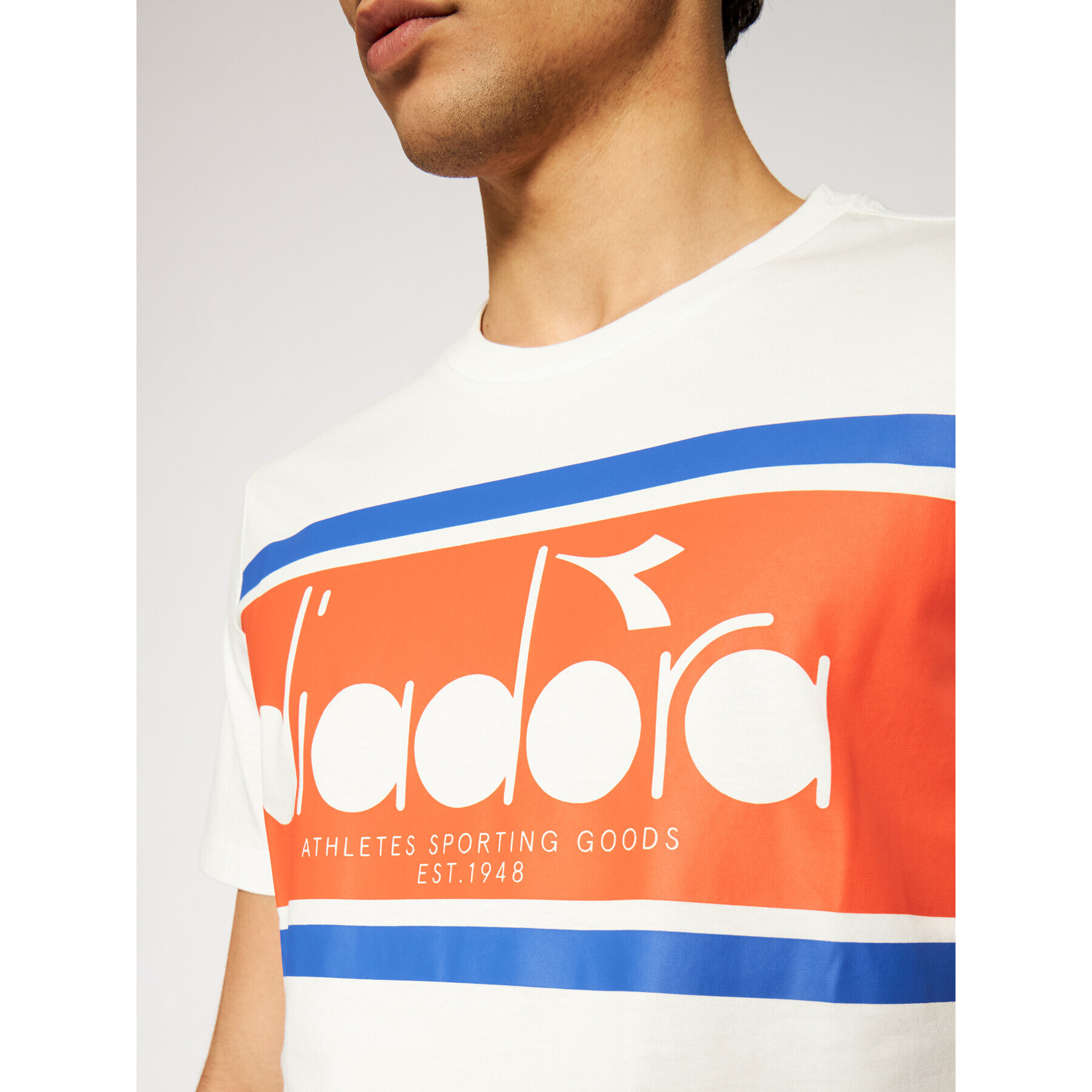Diadora Тишърт Spectra Oc 502.176632 Бял Regular Fit - Pepit.bg