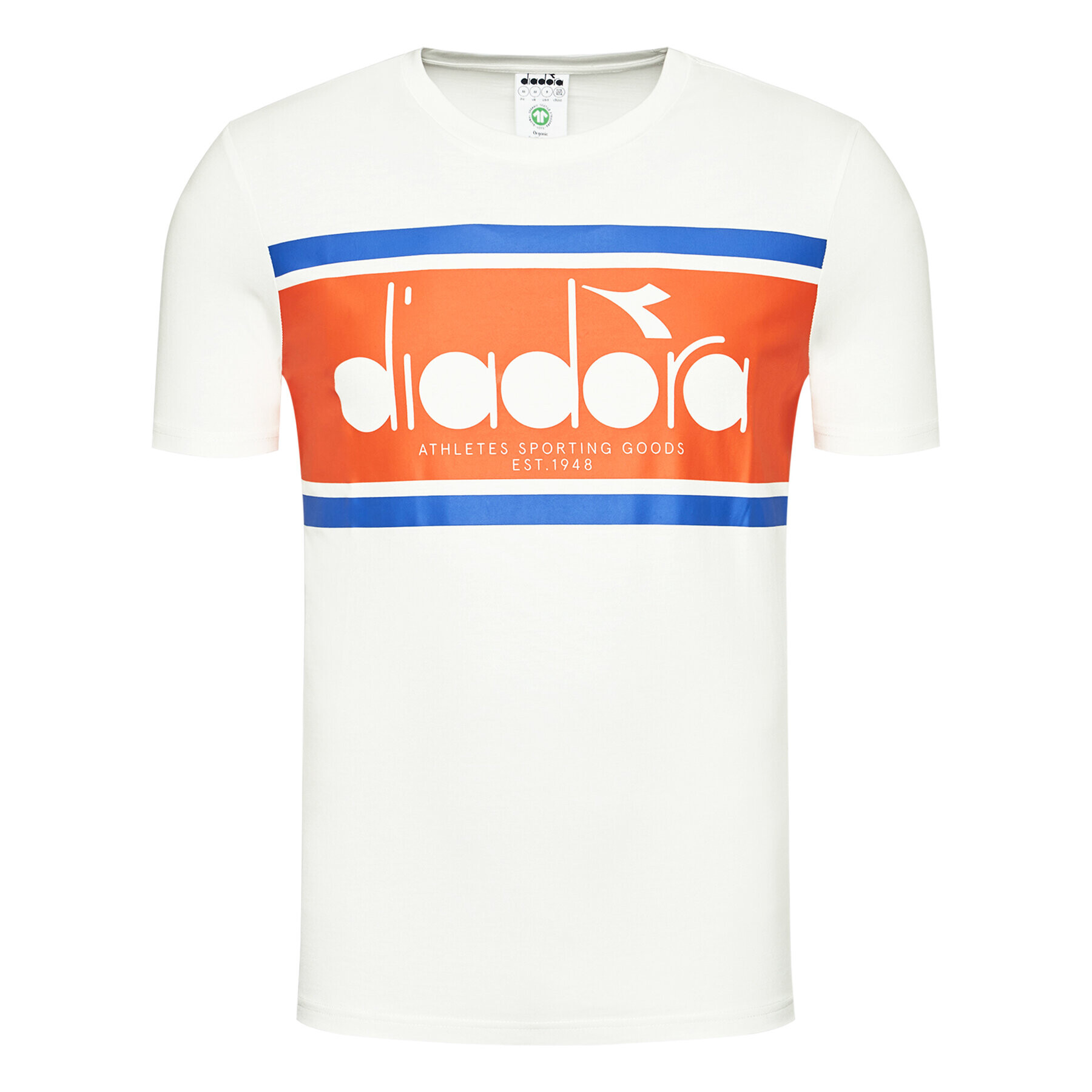 Diadora Тишърт Spectra Oc 502.176632 Бял Regular Fit - Pepit.bg