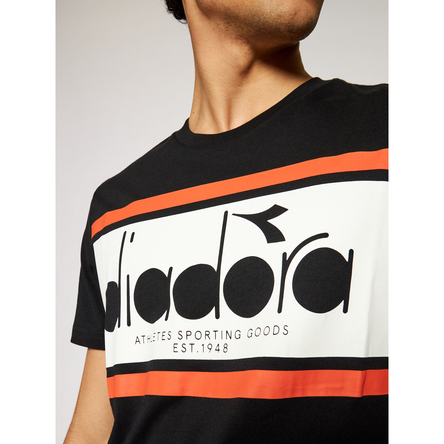 Diadora Тишърт Spectra Oc 502.176632 Черен Regular Fit - Pepit.bg