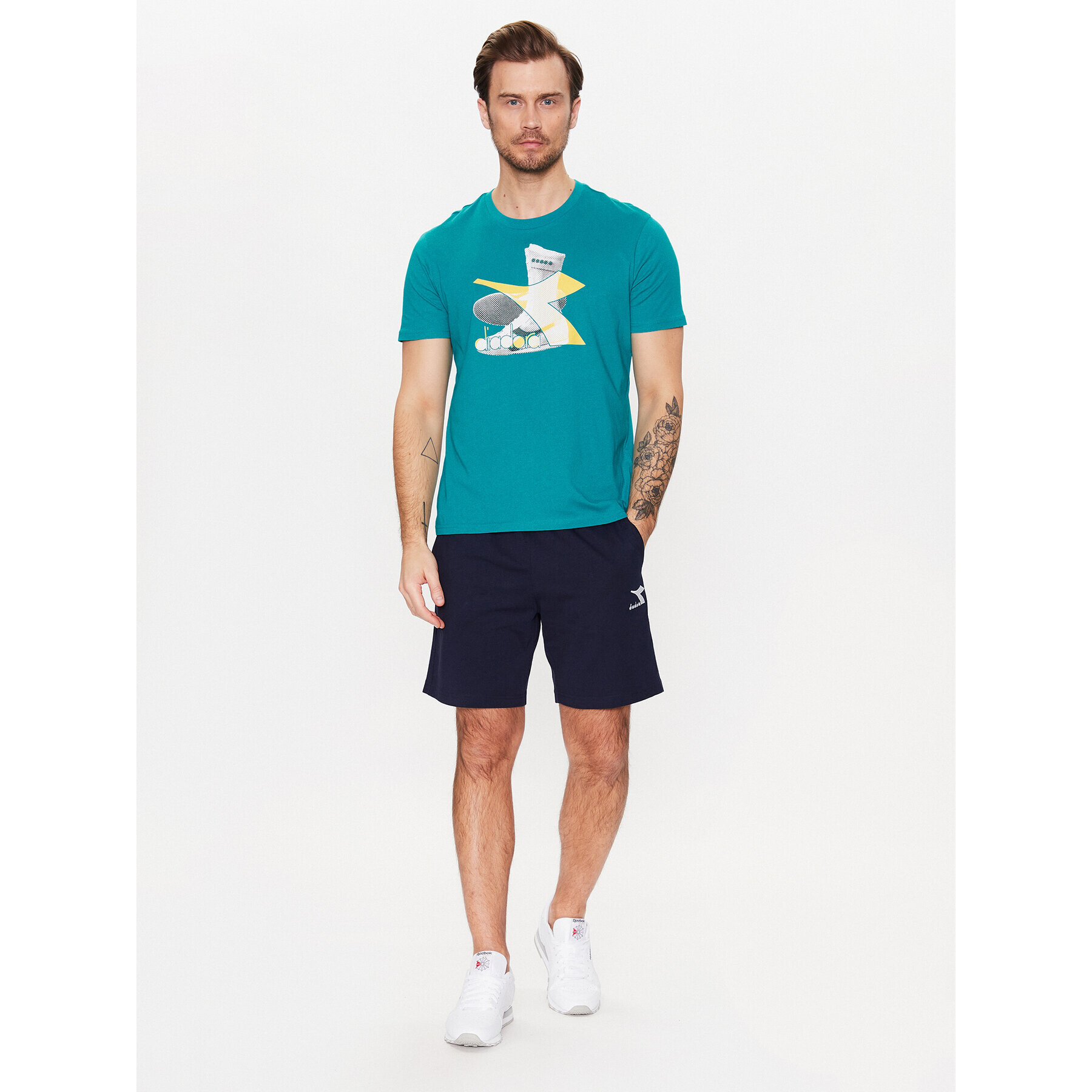 Diadora Тишърт Ss Archive 102.179300 Син Regular Fit - Pepit.bg