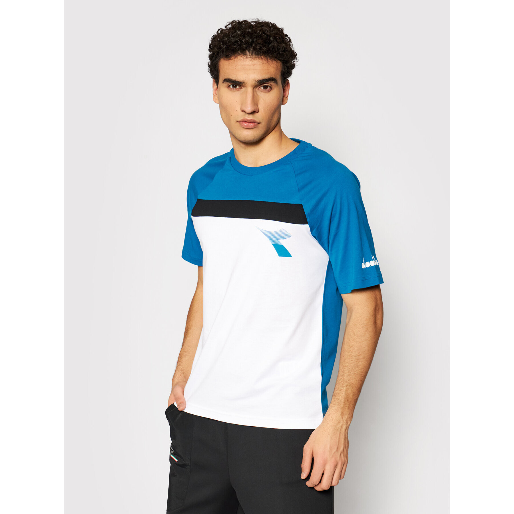 Diadora Тишърт Ss Club 102.177063 Син Regular Fit - Pepit.bg