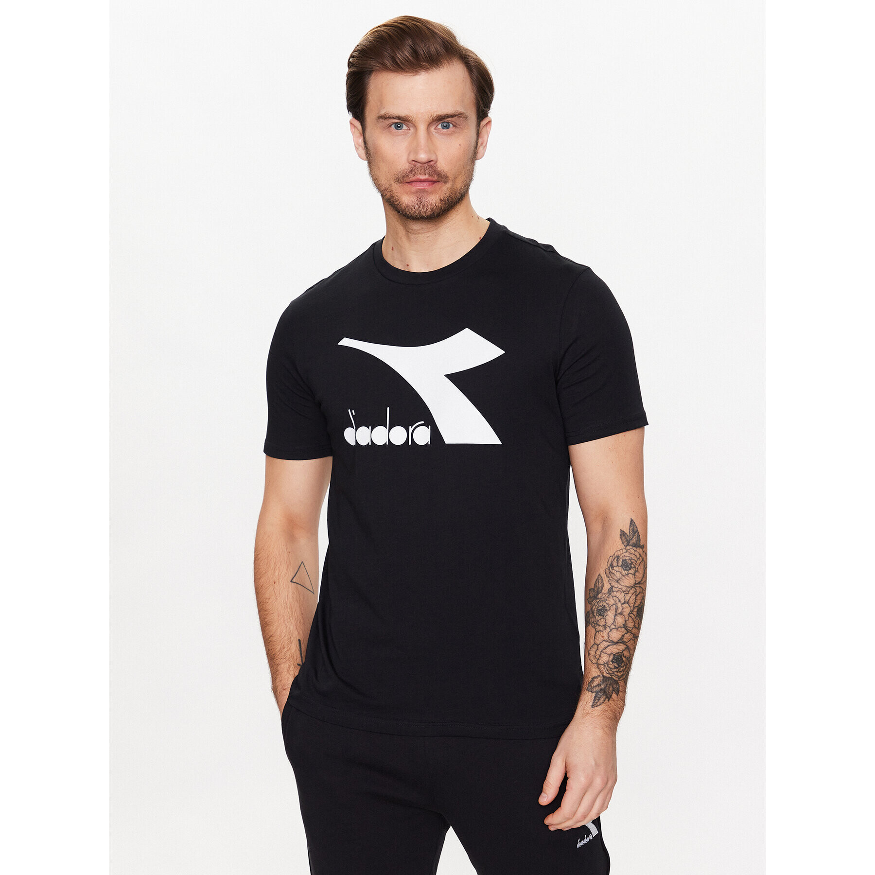 Diadora Тишърт Ss Core 102.179759 Черен Regular Fit - Pepit.bg