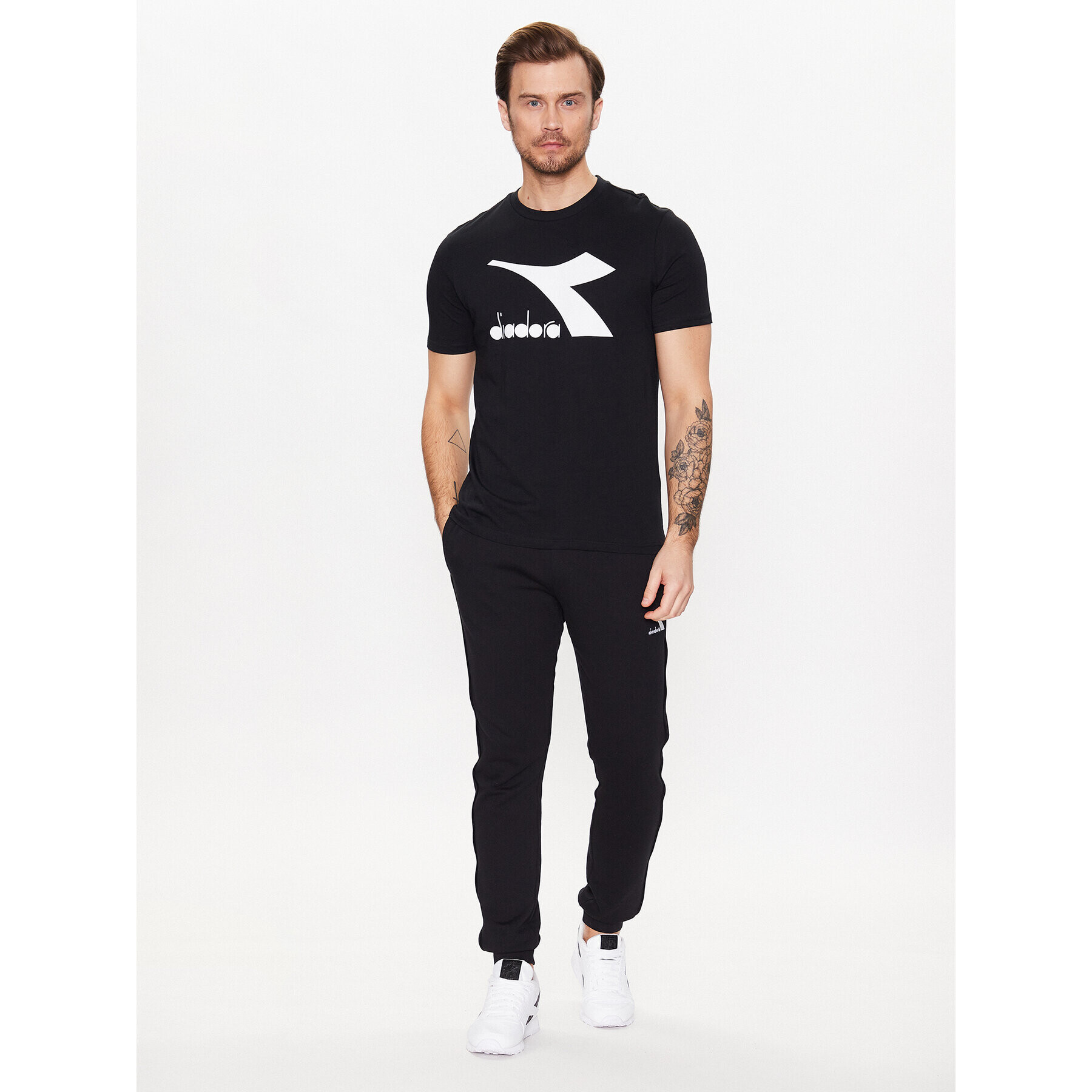 Diadora Тишърт Ss Core 102.179759 Черен Regular Fit - Pepit.bg