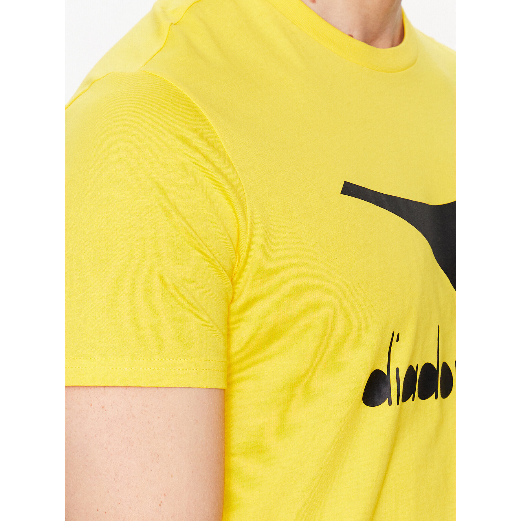 Diadora Тишърт Ss Core 102.179759 Жълт Regular Fit - Pepit.bg