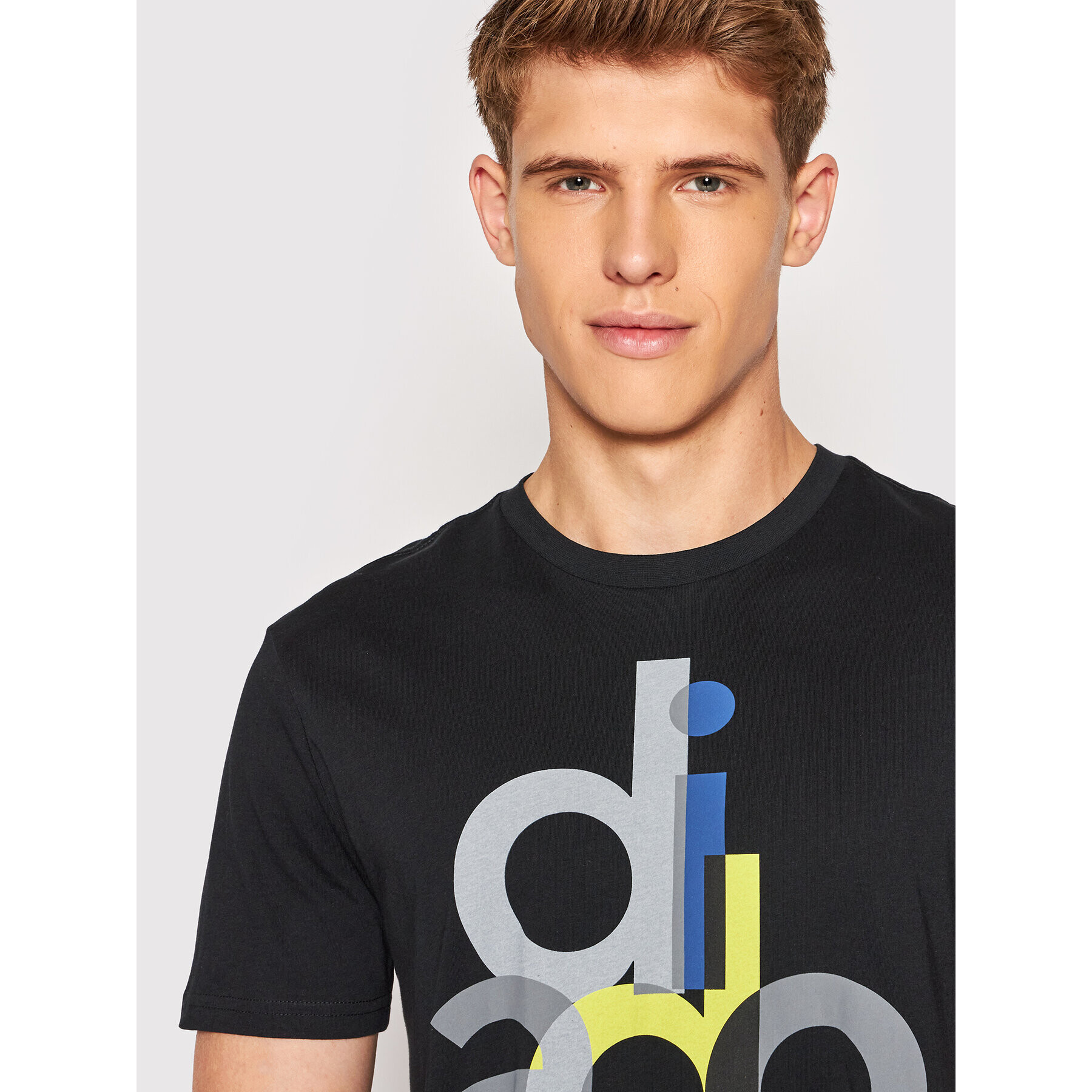 Diadora Тишърт Ss Logo 102.178171 Черен Regular Fit - Pepit.bg