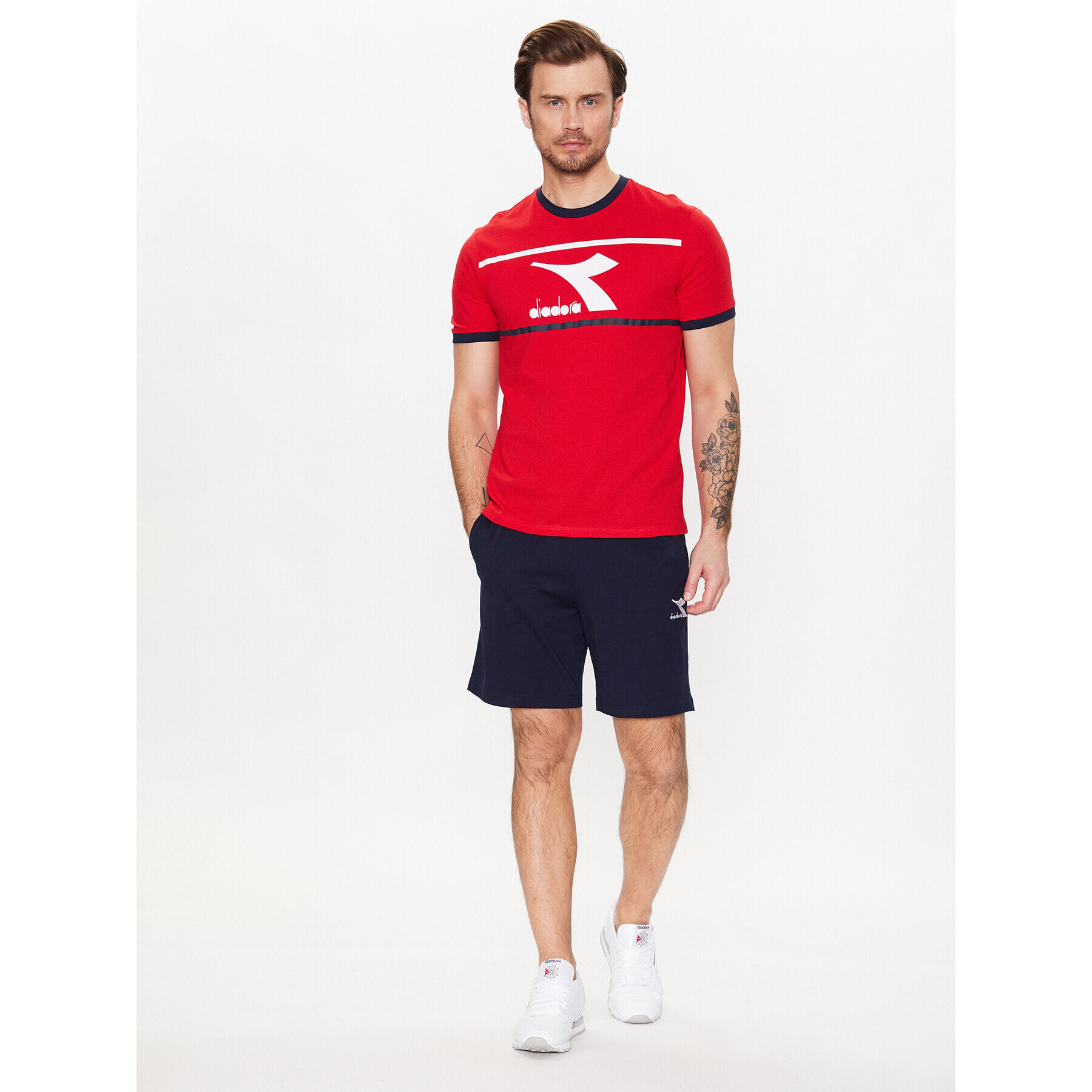 Diadora Тишърт Ss Slam 102.179298 Червен Regular Fit - Pepit.bg
