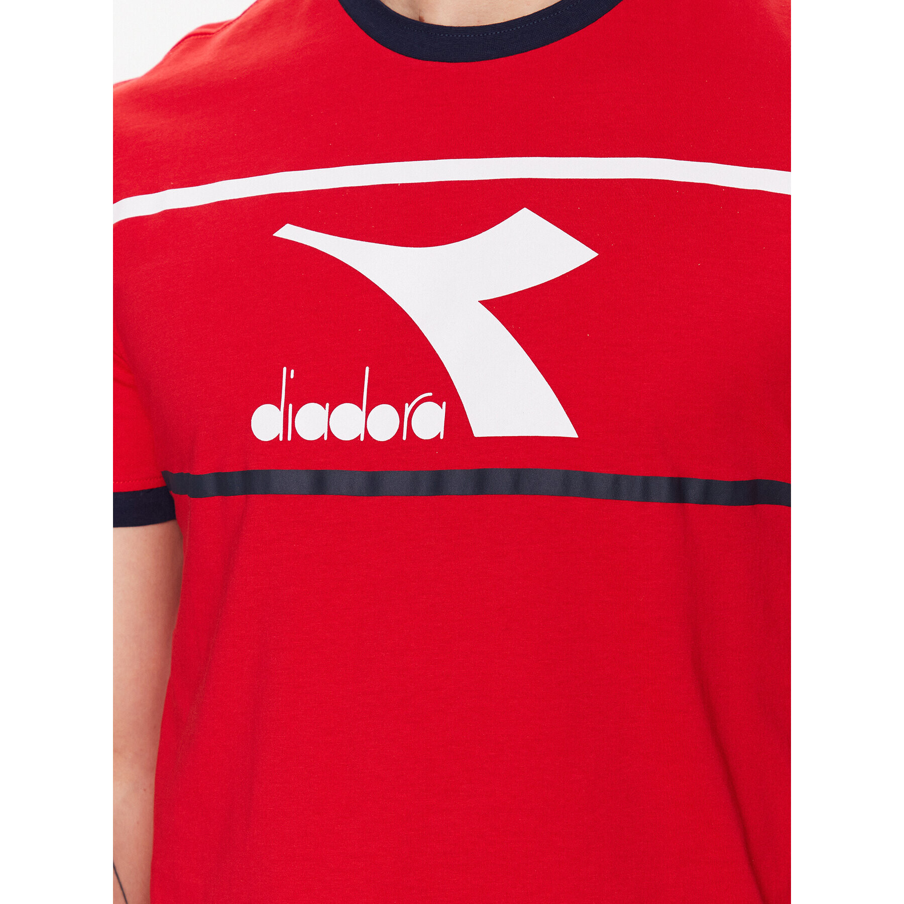 Diadora Тишърт Ss Slam 102.179298 Червен Regular Fit - Pepit.bg