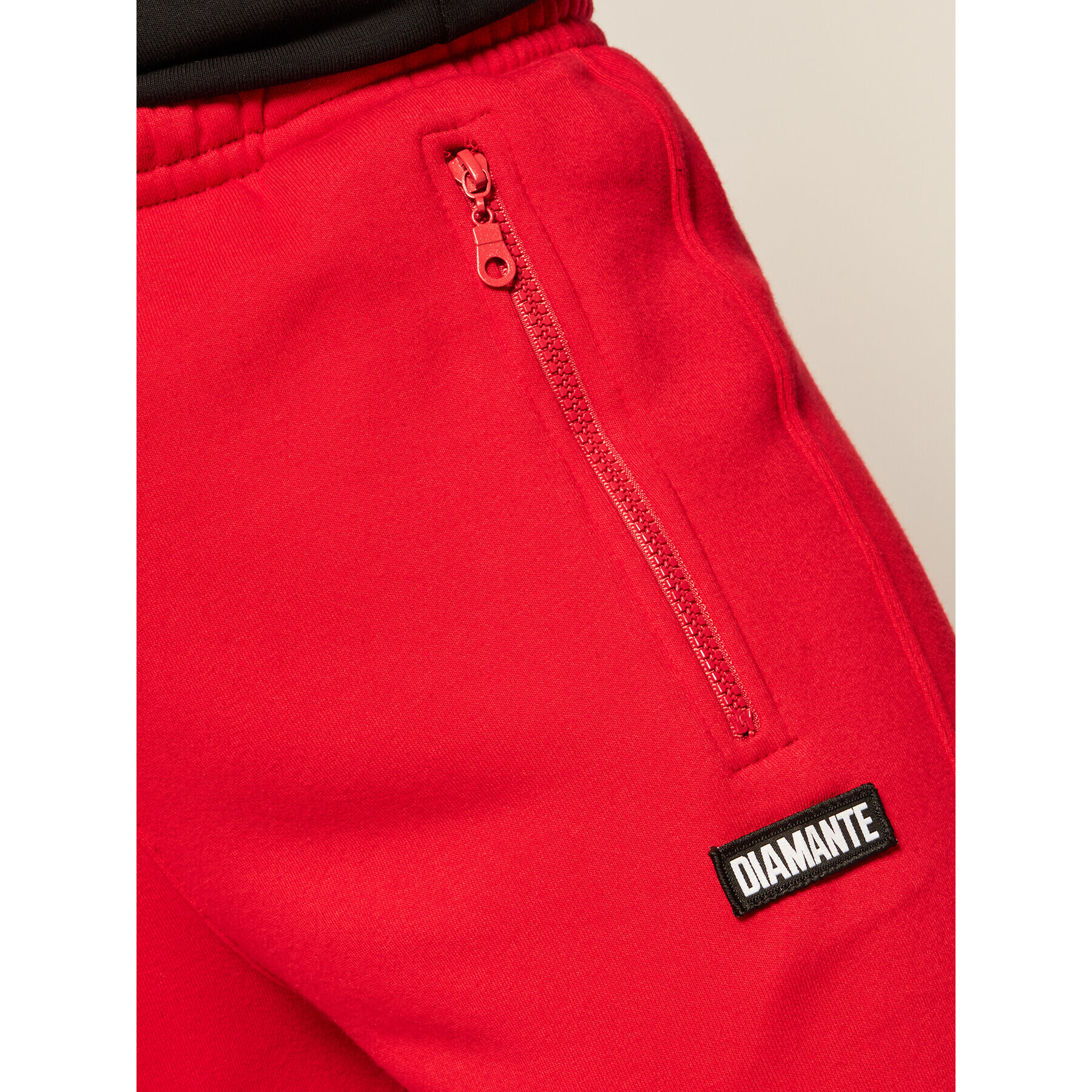 Diamante Wear Долнище анцуг Unisex Classic 5319 Червен Regular Fit - Pepit.bg