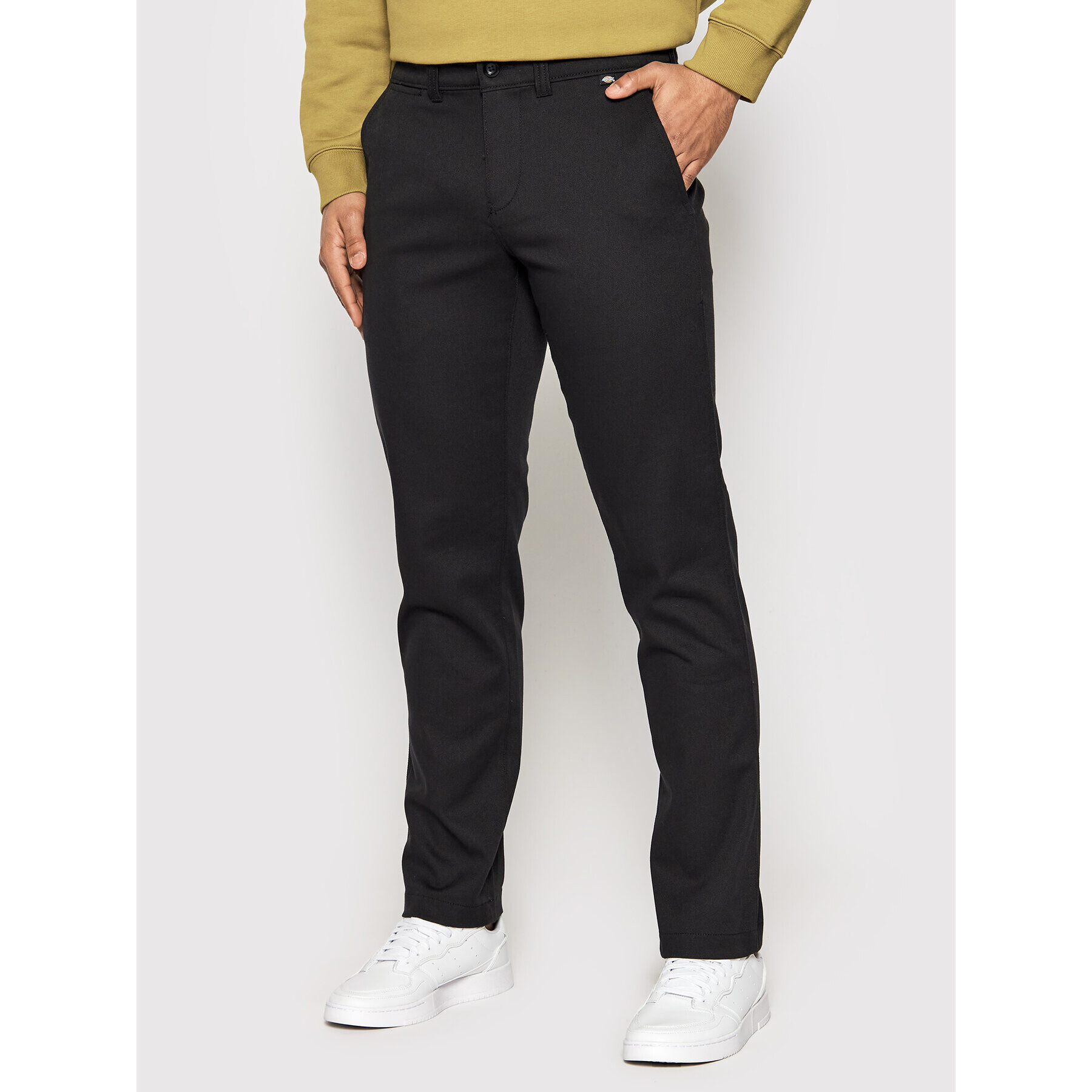 Dickies Чино панталони Sherburn DK0A4X9QBLK Черен Slim Fit - Pepit.bg