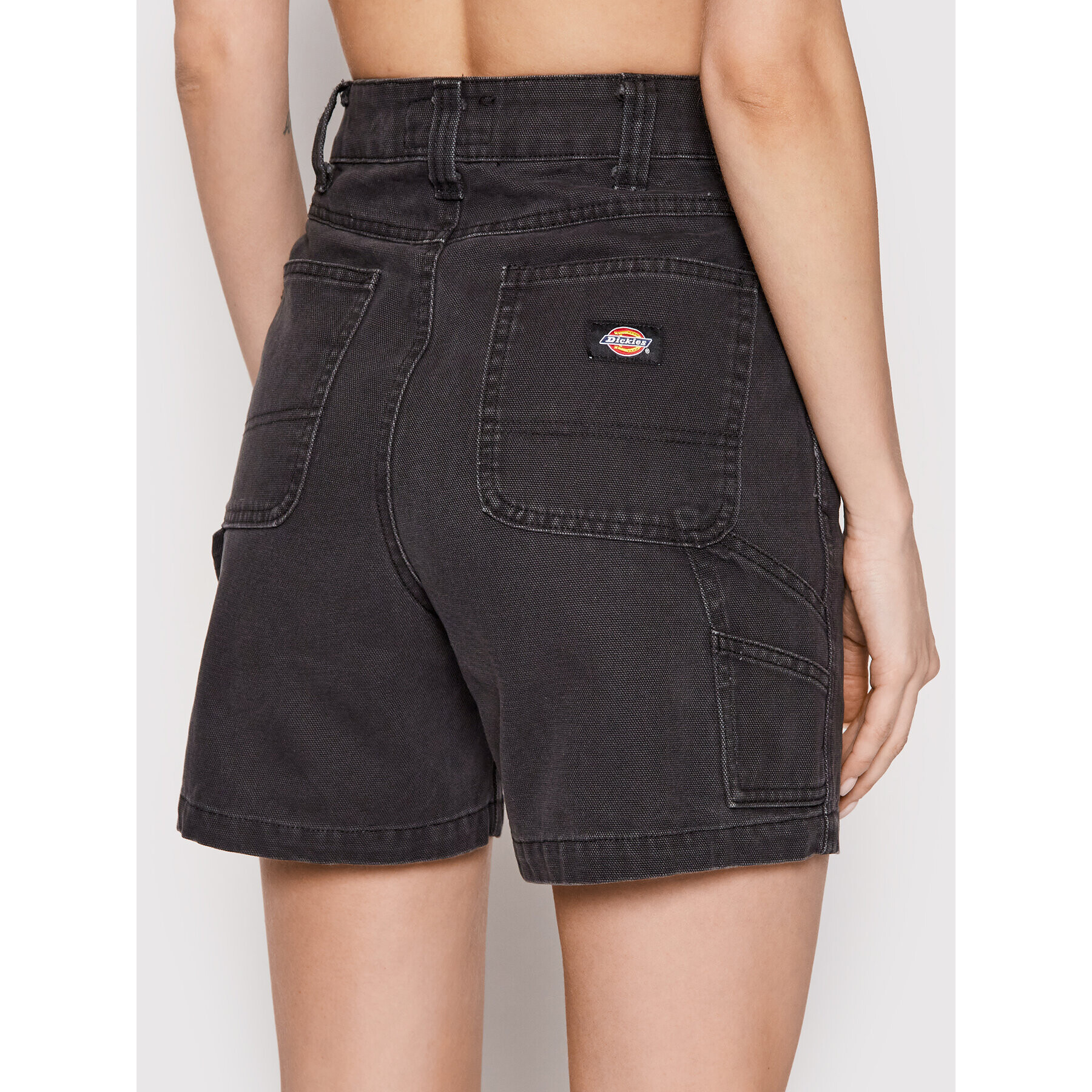 Dickies Дънкови шорти Duck Canvas DK0A4XRSC40 Черен Regular Fit - Pepit.bg