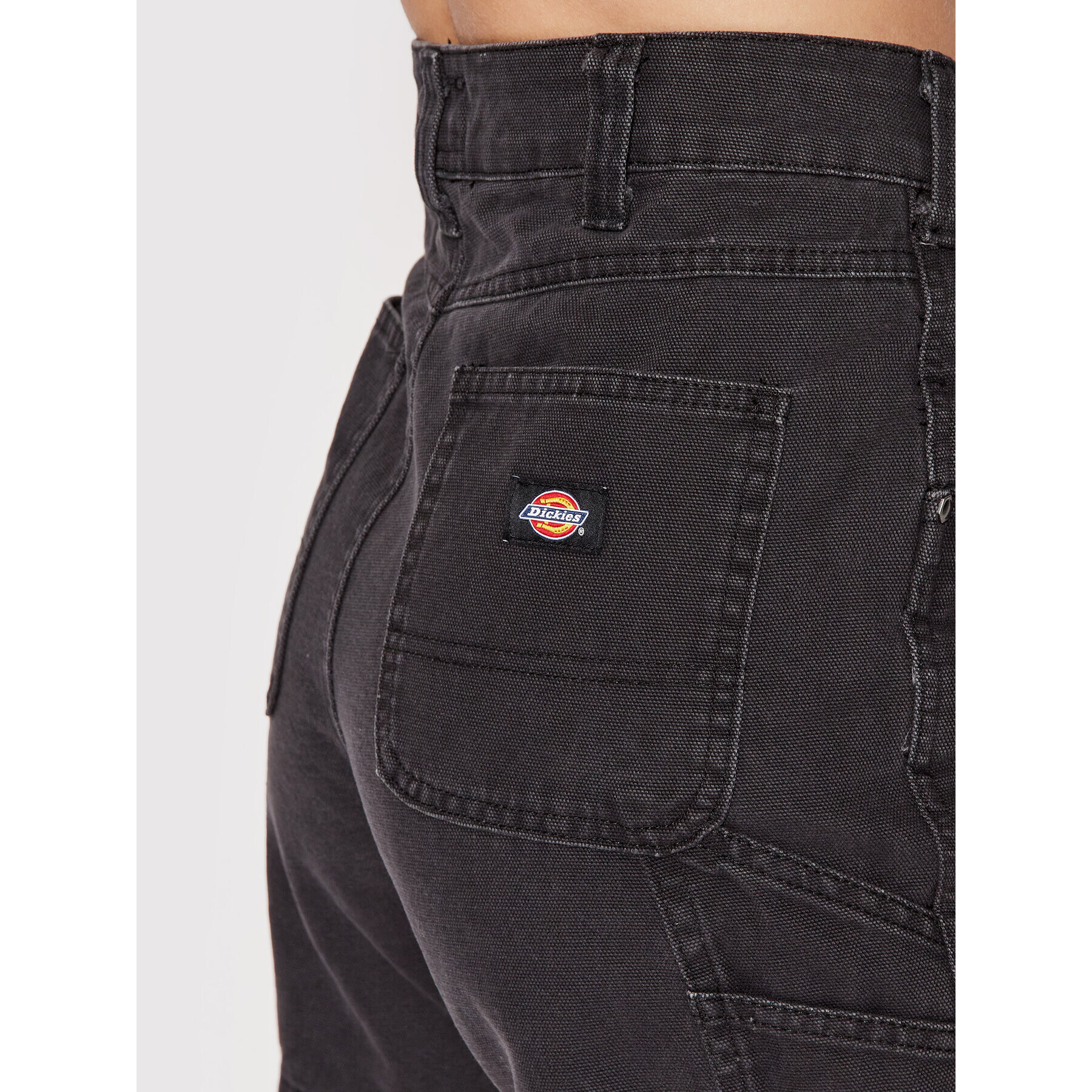 Dickies Дънкови шорти Duck Canvas DK0A4XRSC40 Черен Regular Fit - Pepit.bg